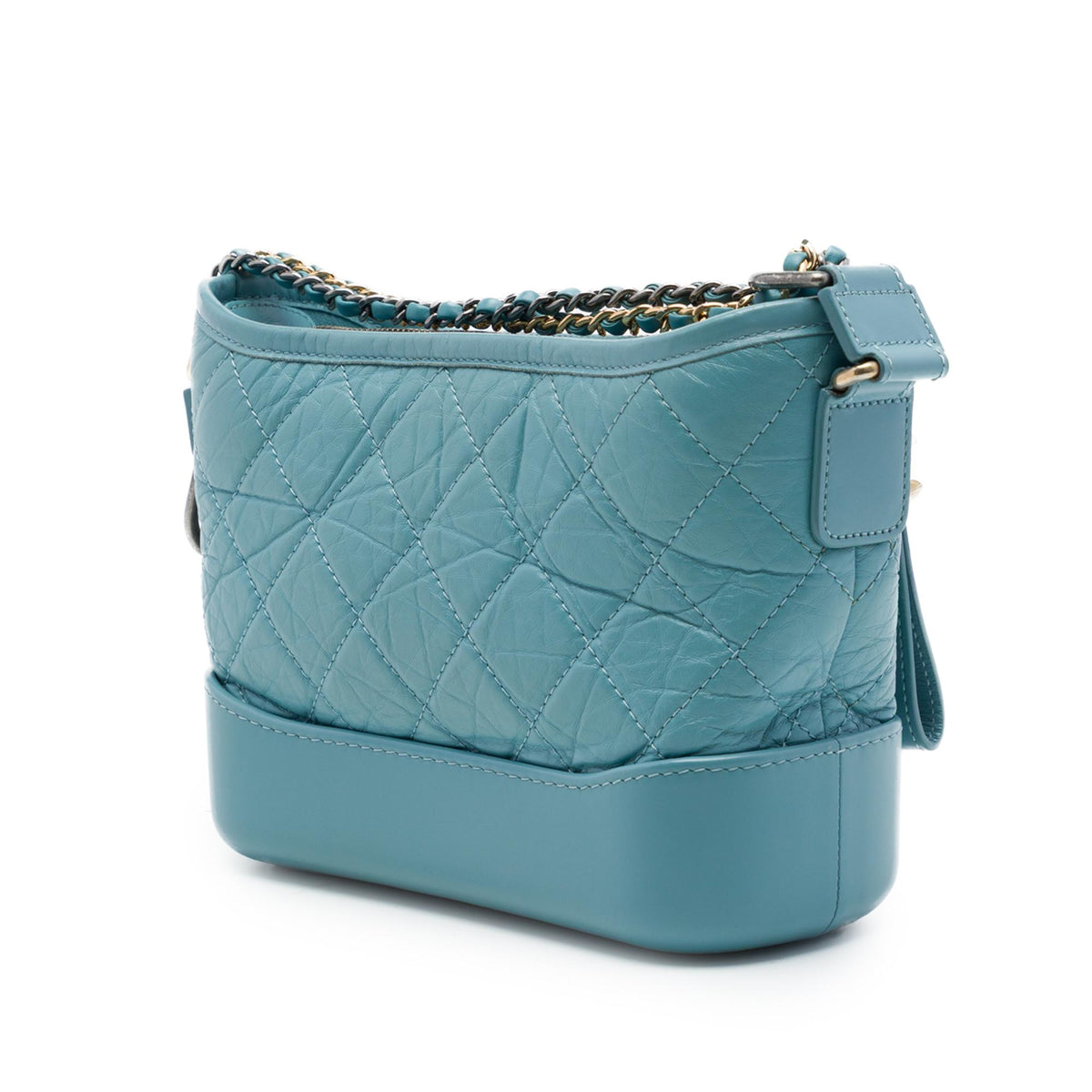 Chanel Small Quilted Aged Calfskin Gabrielle Hobo
