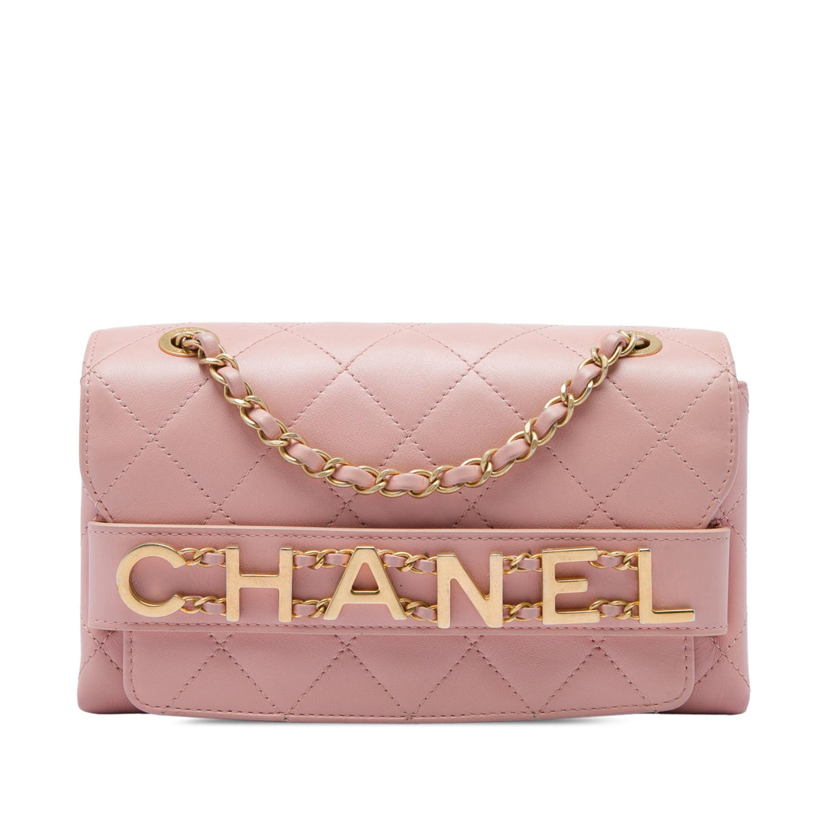 Chanel Small Quilted Calfskin Enchained Flap