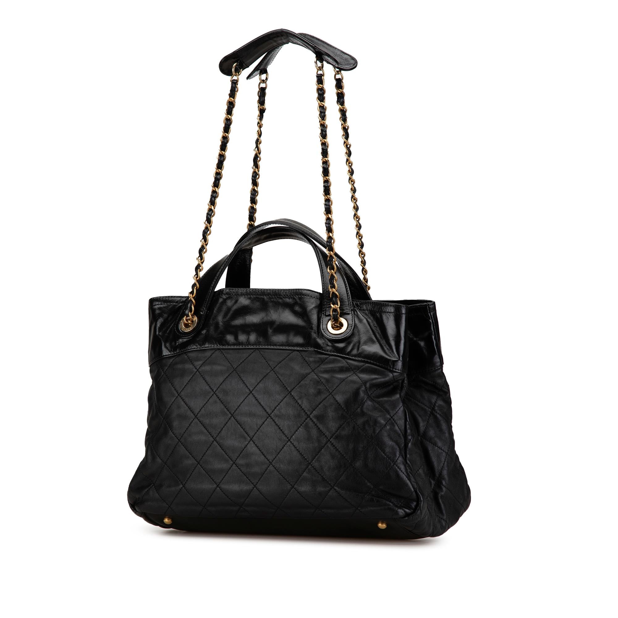 Chanel Small Quilted Calfskin In The Mix Satchel (SHG-Mf2tgw)