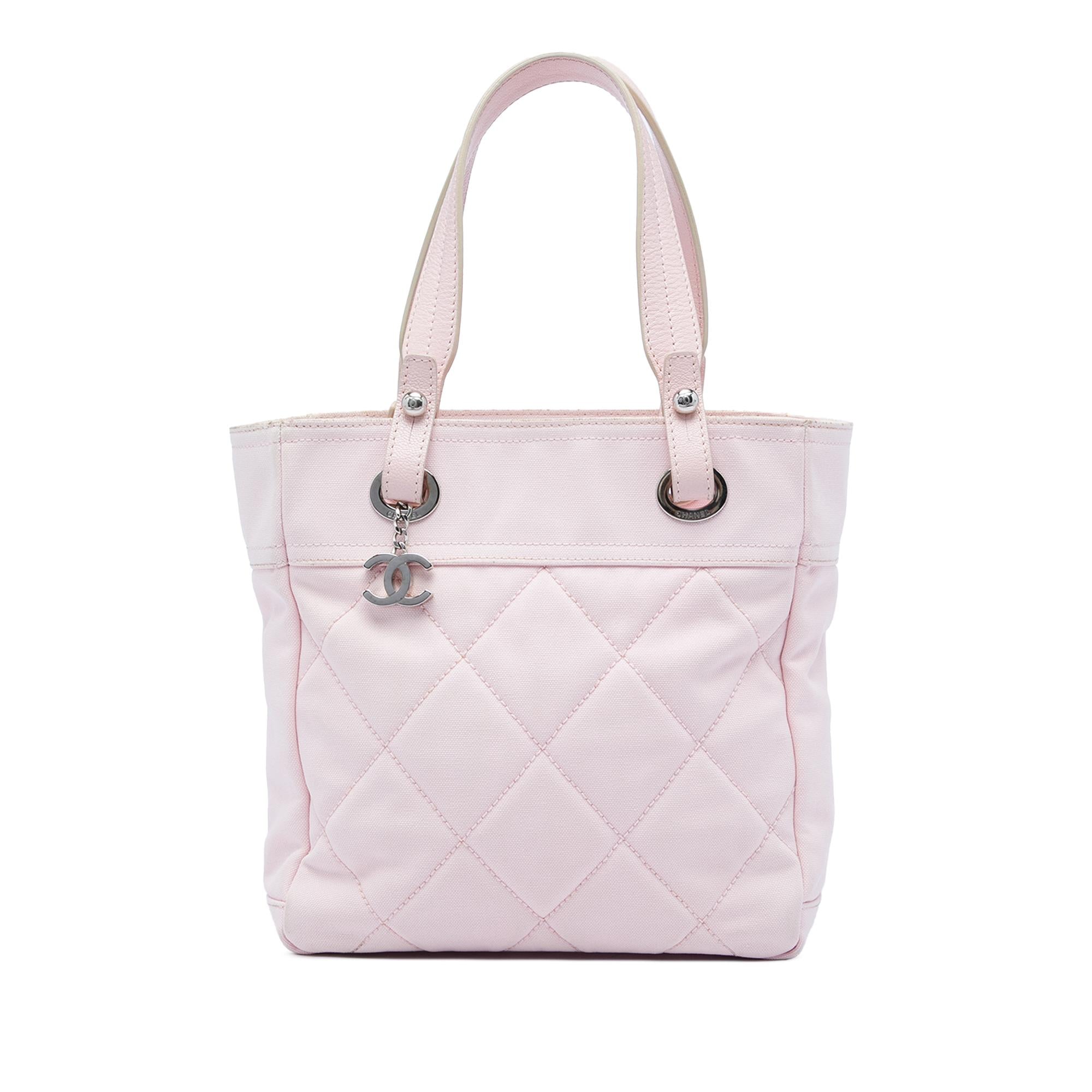 Chanel Small Quilted Canvas Paris Biarritz Tote