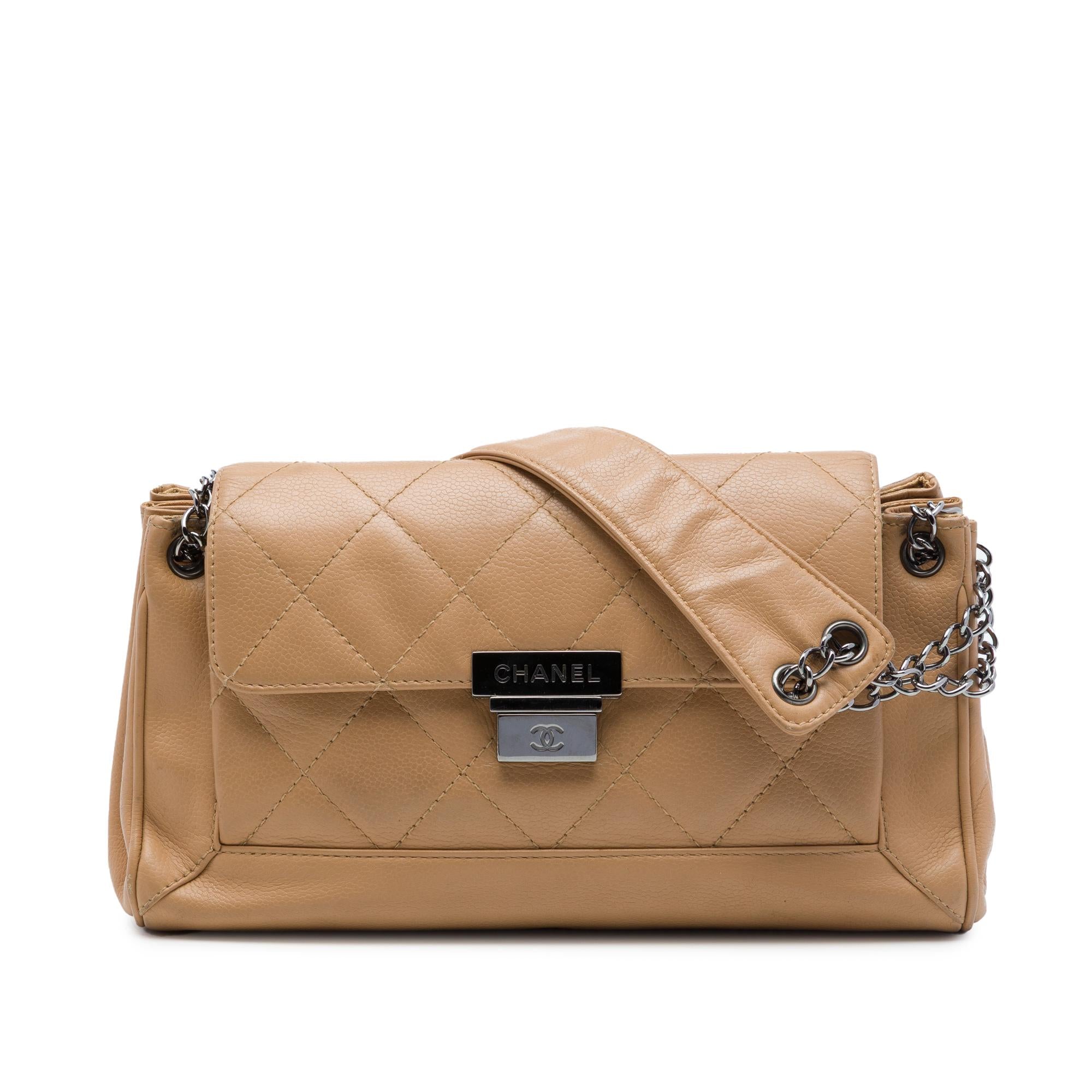 Chanel Small Quilted Caviar Accordion Flap