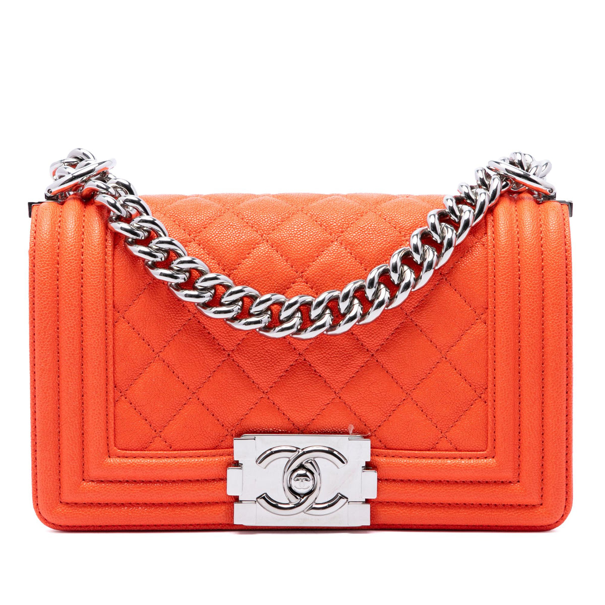Chanel Small Quilted Caviar Boy Flap