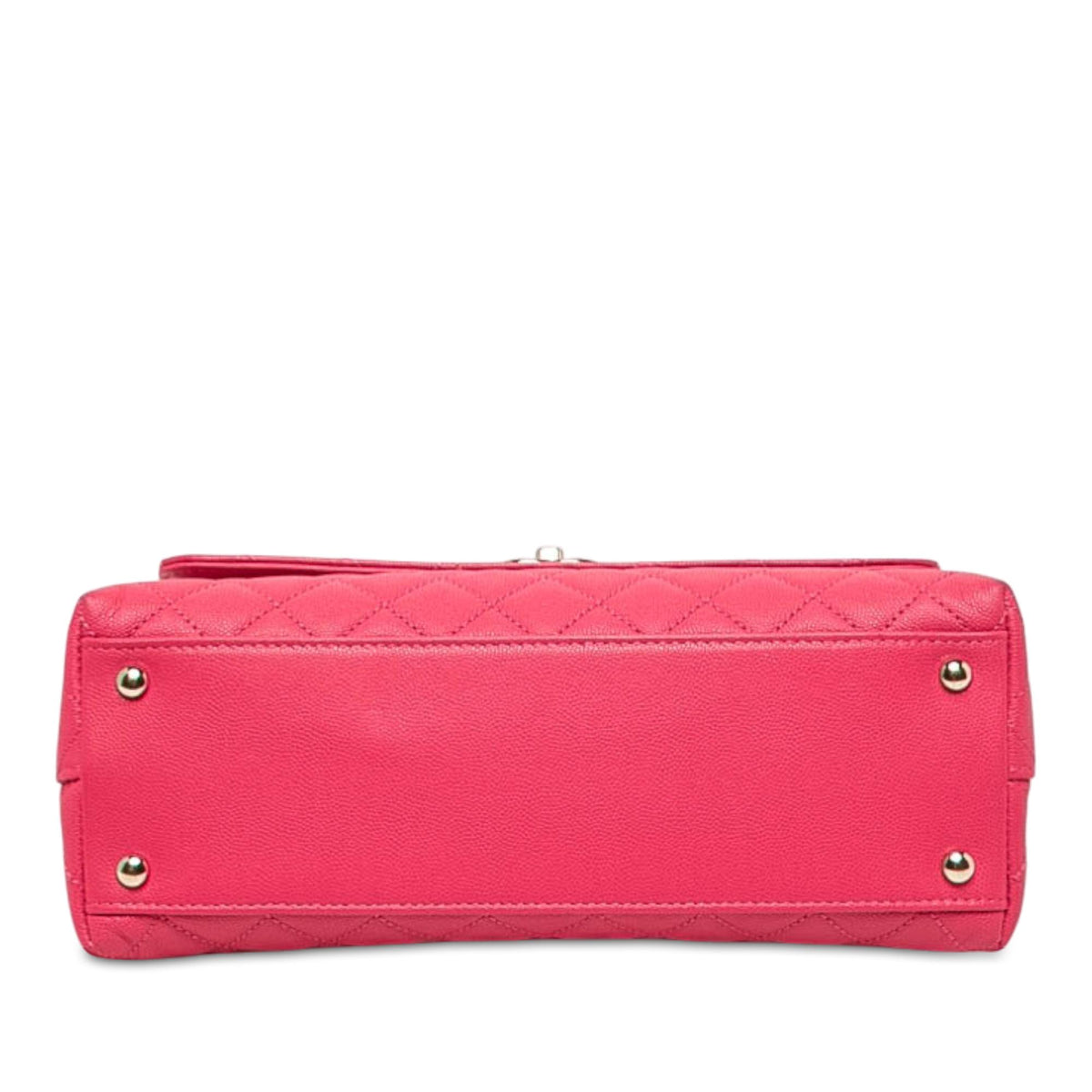 Chanel Small Quilted Caviar Coco Top Handle Bag