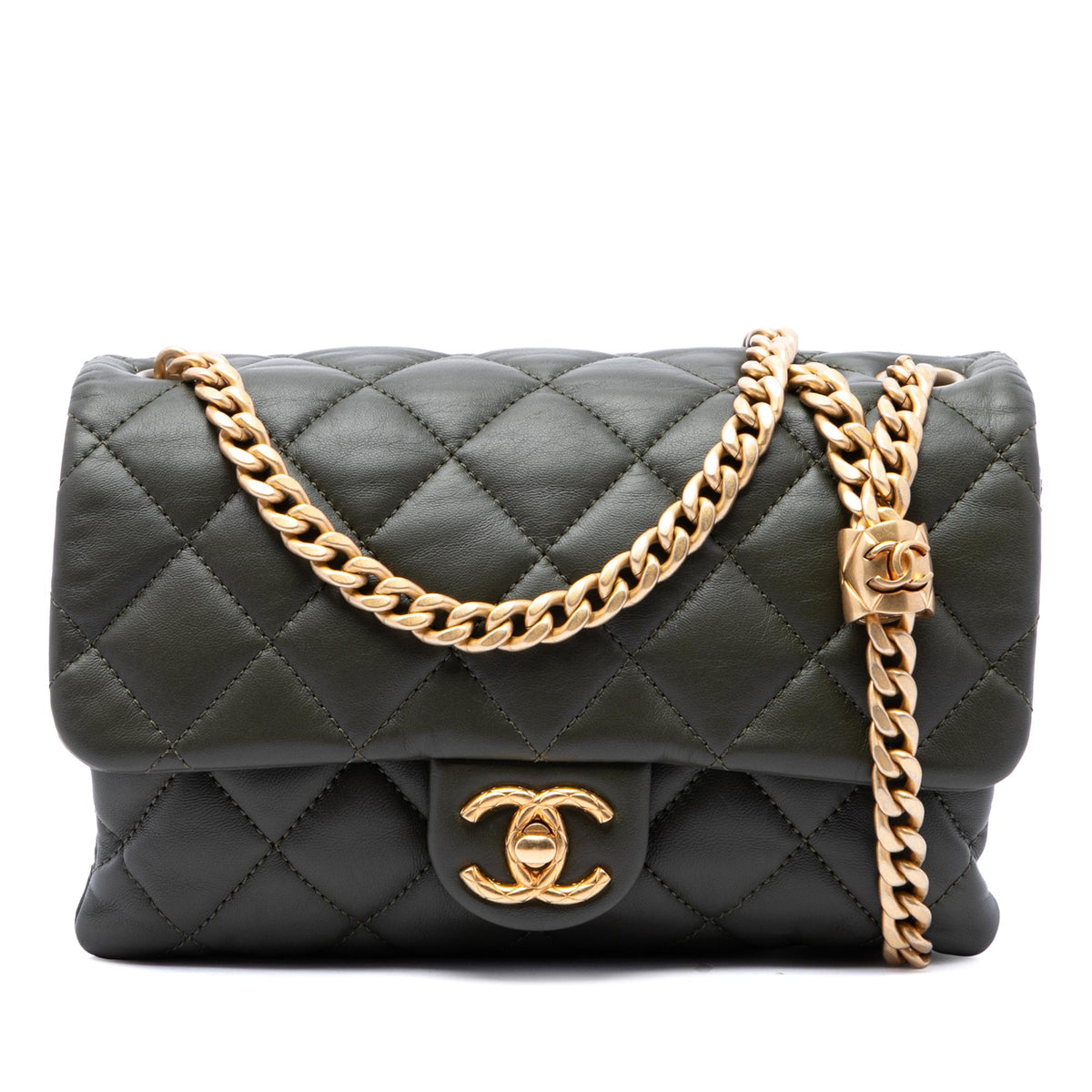 Chanel Small Quilted Lambskin Pillow Crush Flap