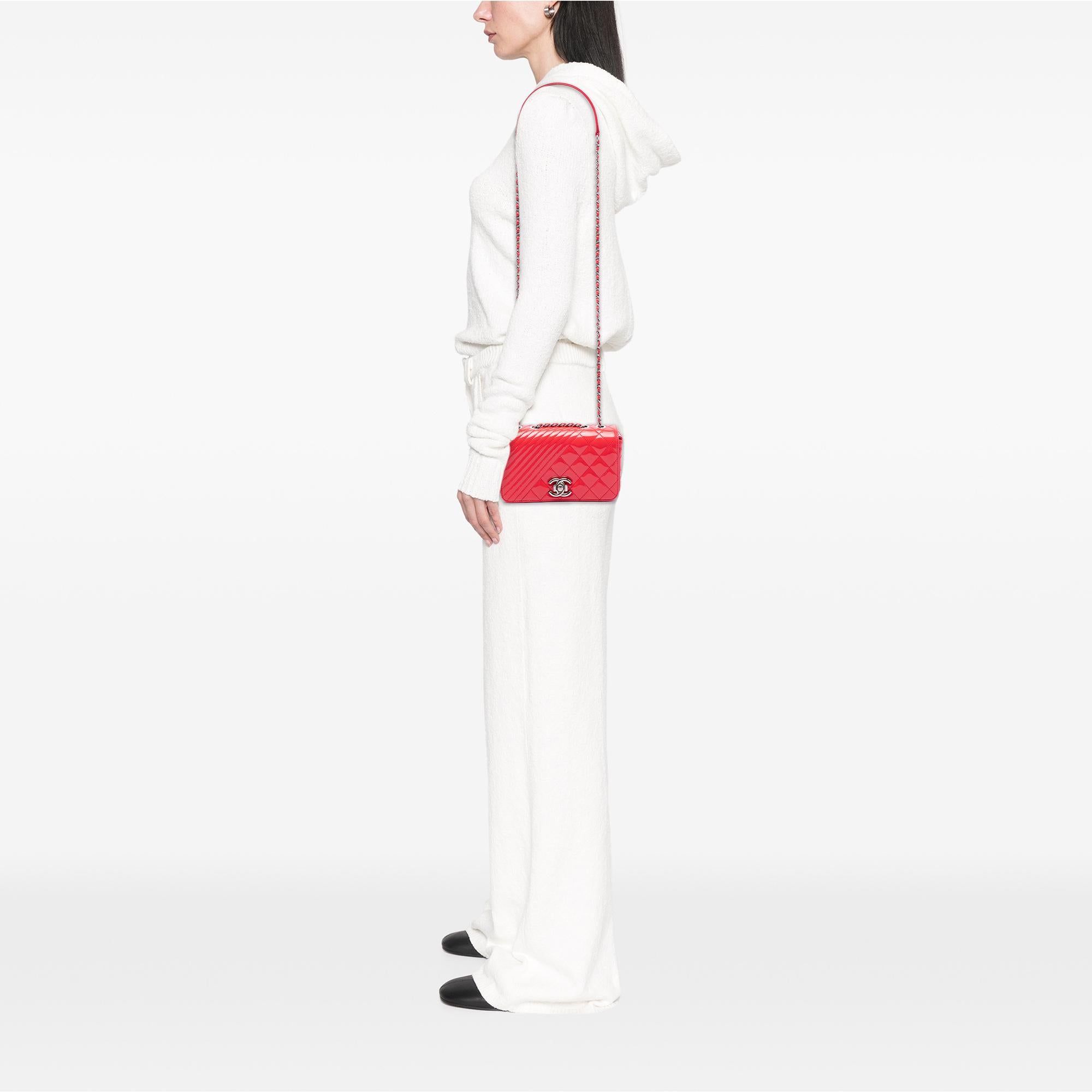 Chanel Small Quilted Patent Coco Boy Flap