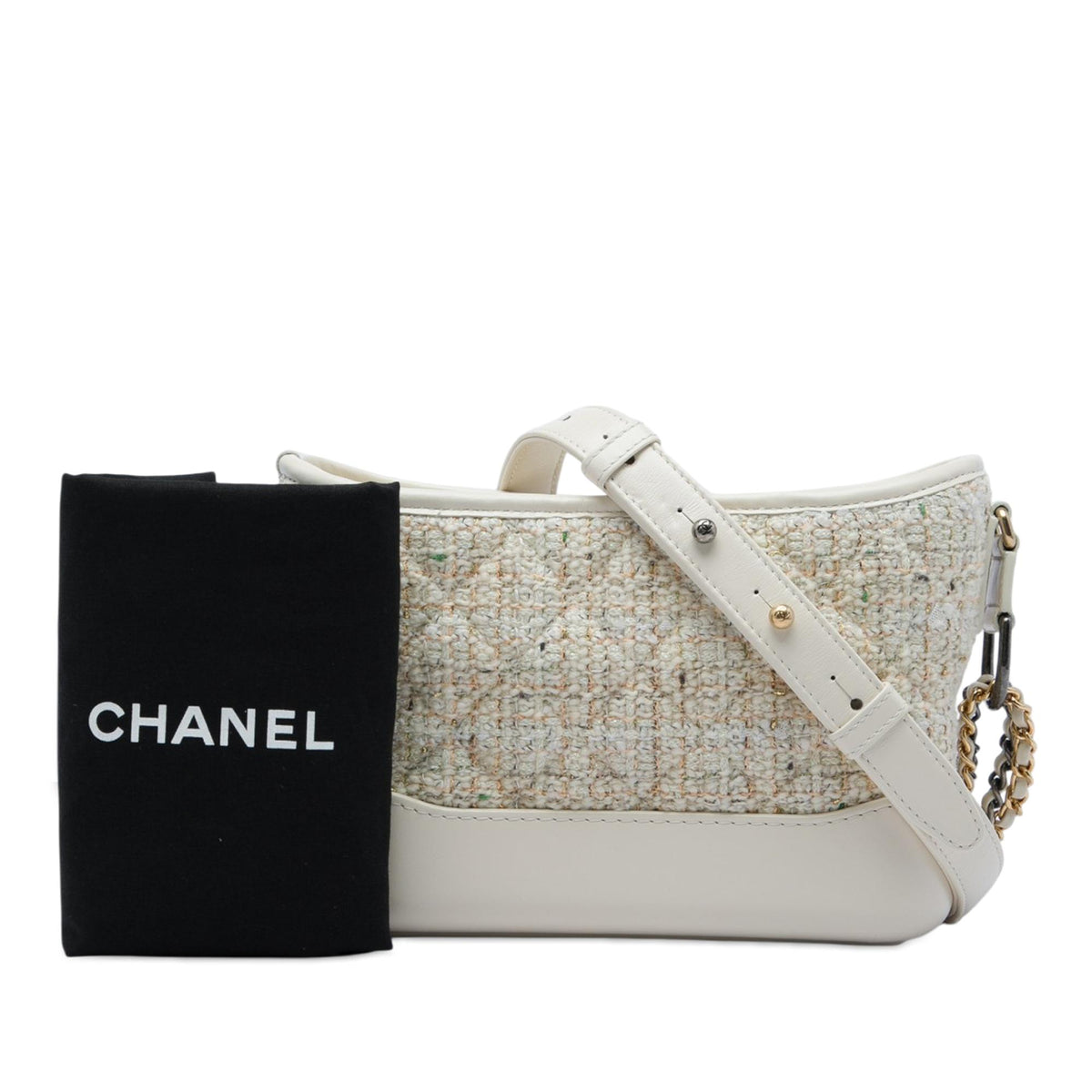 Chanel Small Tweed and Calfskin Gabrielle Crossbody