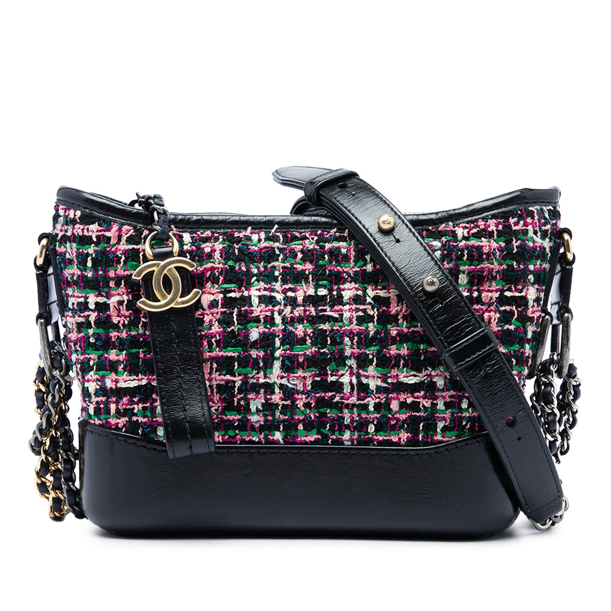 Chanel Small Tweed and Lambskin Gabrielle Crossbody