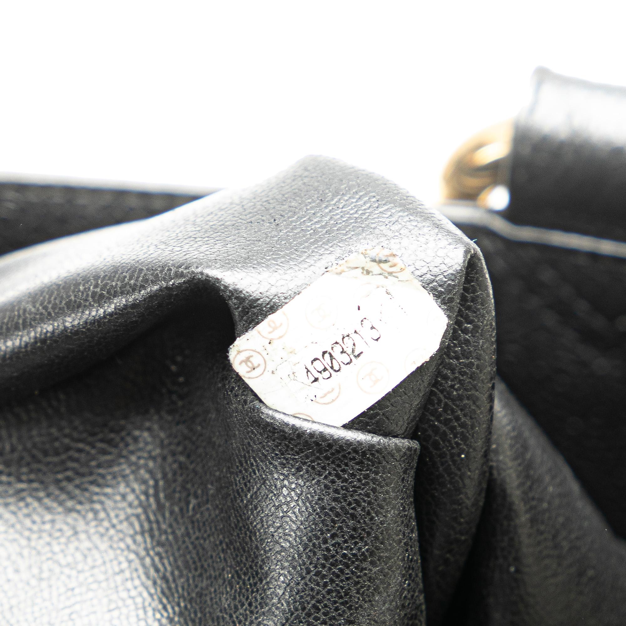 Chanel Triple CC Caviar Bucket