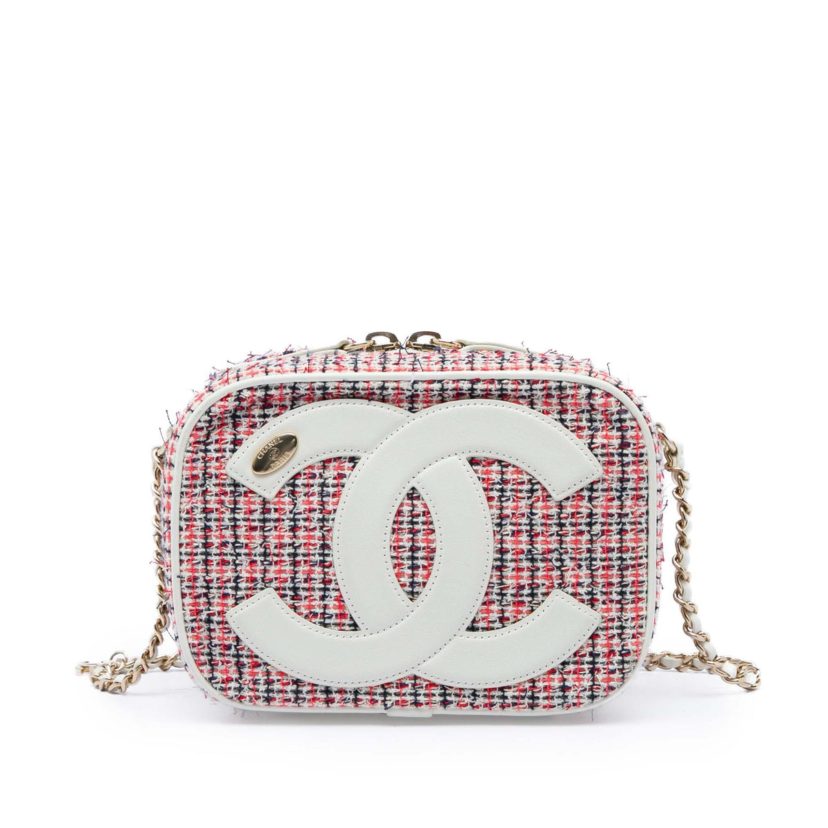 Chanel Tweed CC Mania Camera Bag