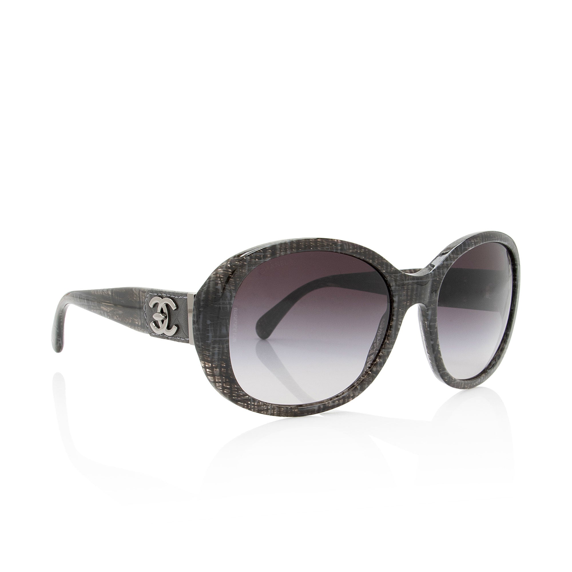 Chanel Tweed CC Turnlock Sunglasses (SHF-564TYi)