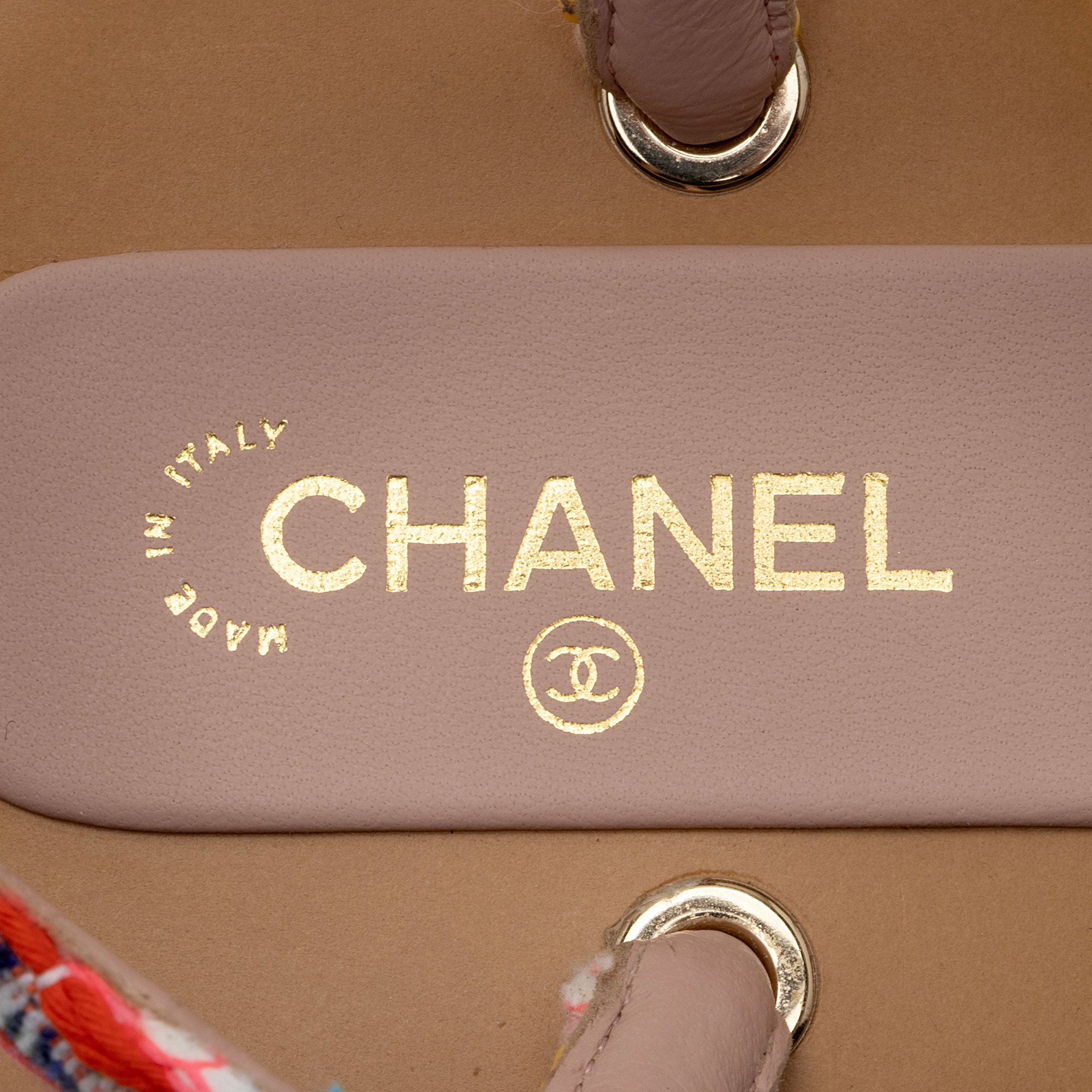 Chanel Tweed Braided Sandals - Size 8.5 / 38.5 (SHF-XCc1iz)