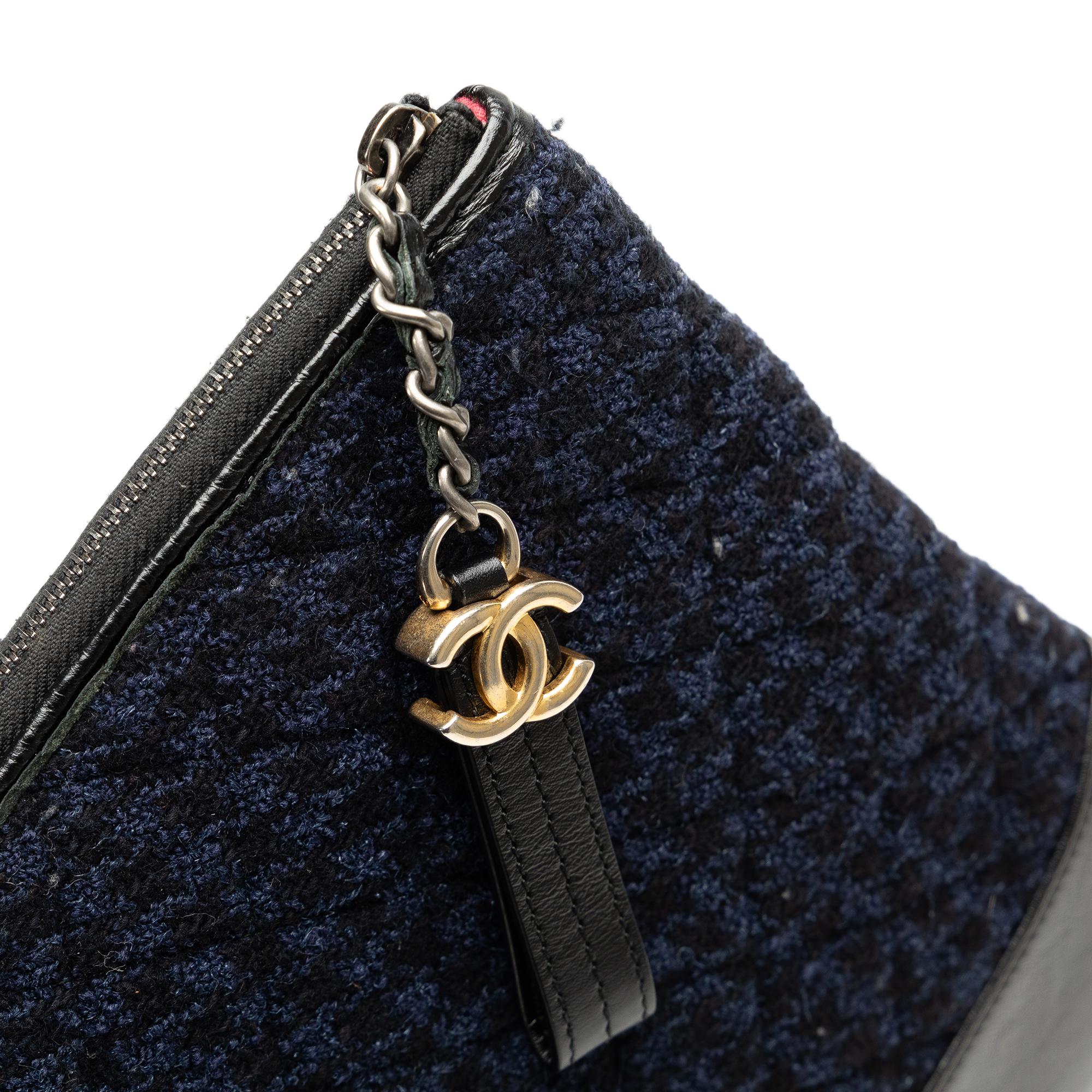 Chanel Tweed Gabrielle Clutch Bag (SHG-bga3xd)