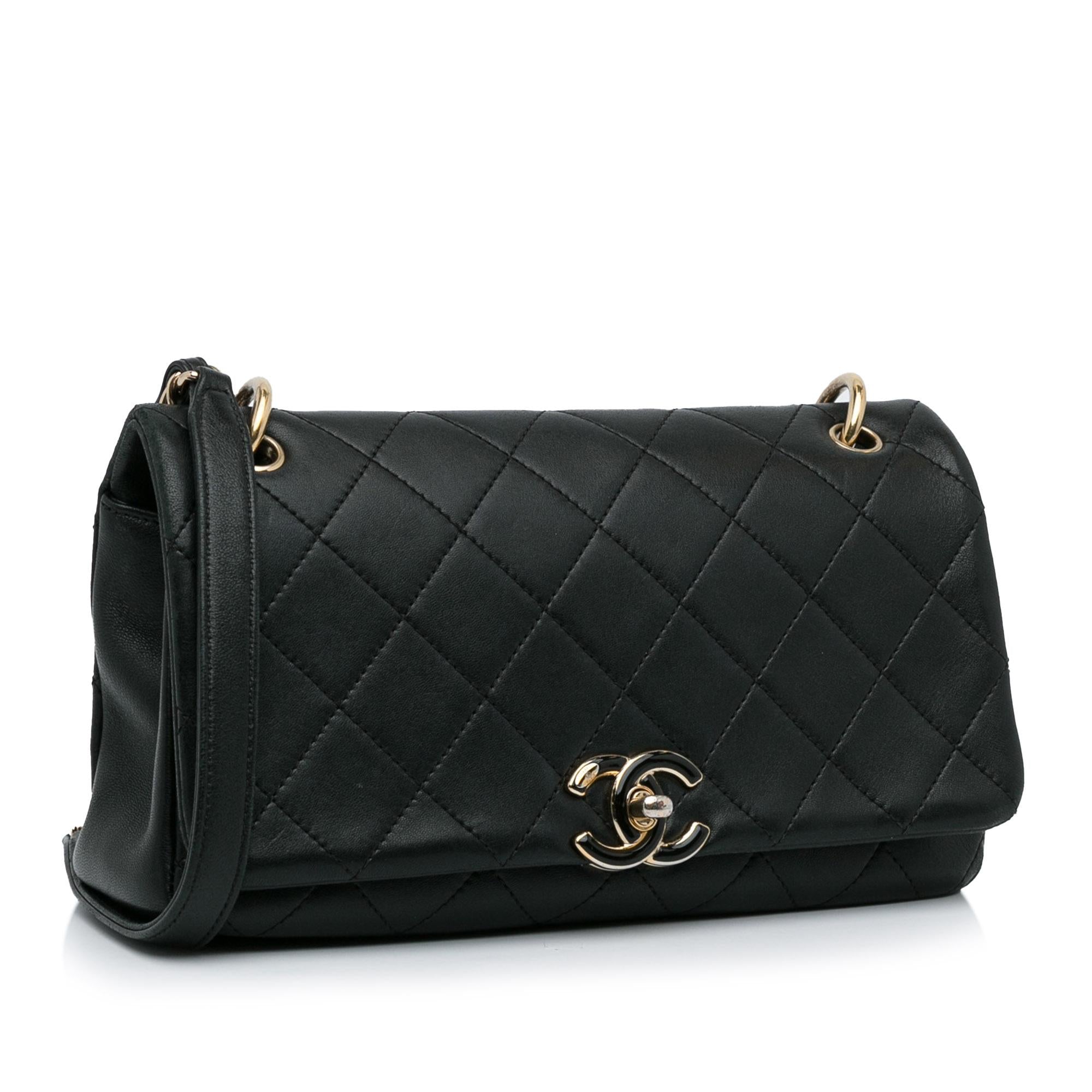 Chanel Twist Chain Enamel CC Flap Bag