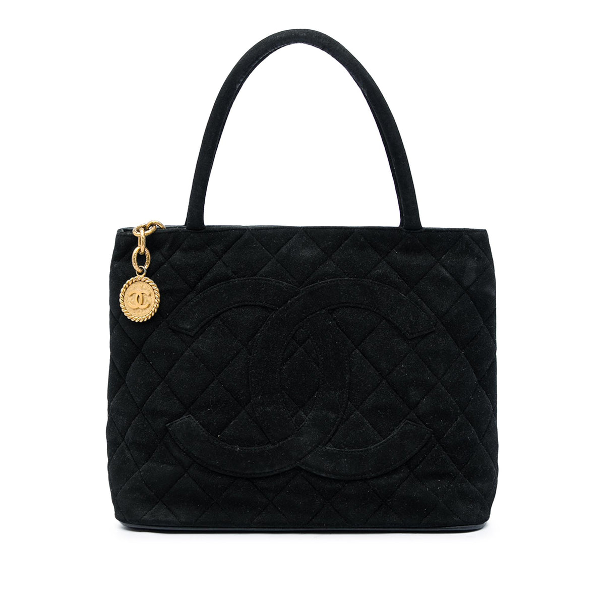 Chanel Velvet Medallion Tote