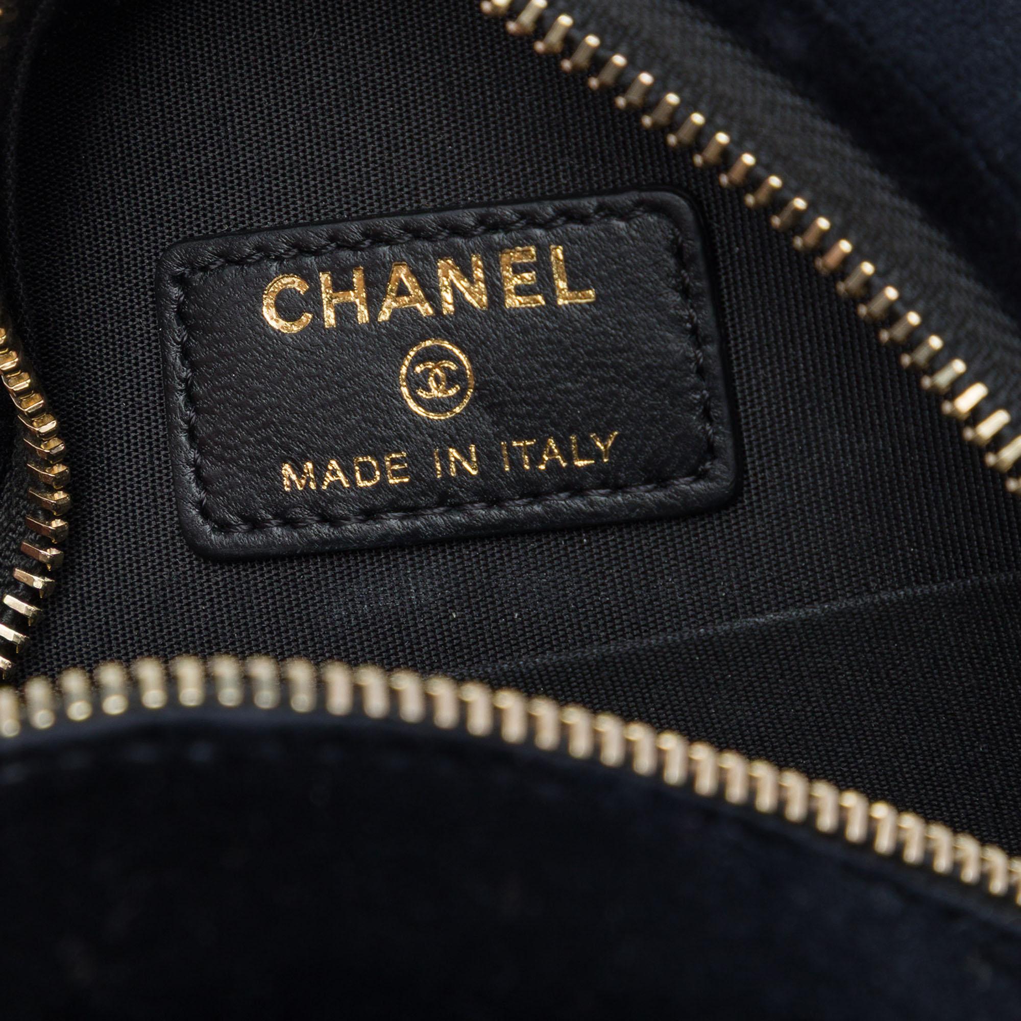 Chanel Velvet Pearl Sequin Round Crossbody