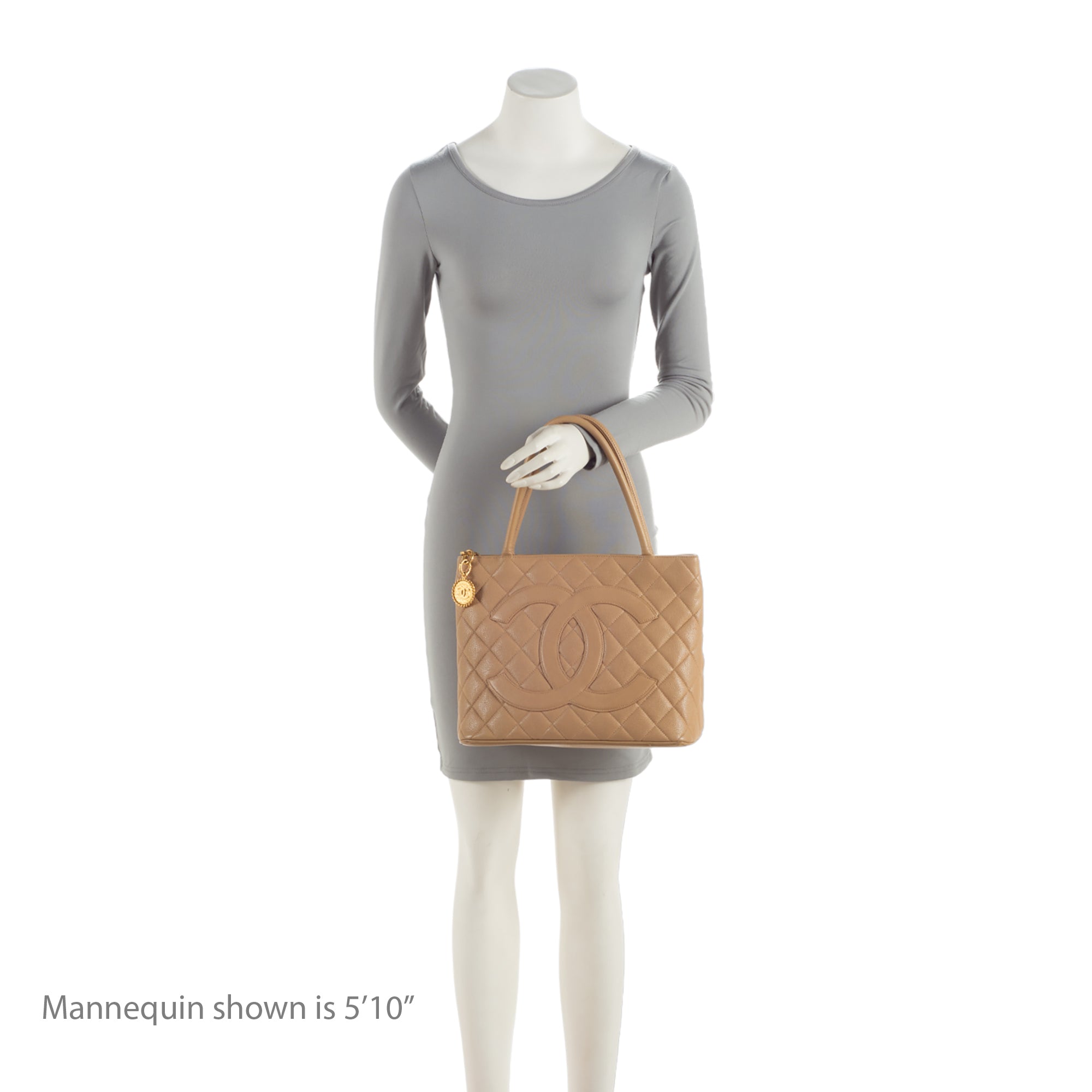 Chanel Vintage Caviar Leather Medallion Tote (SHF-T2hPlQ)