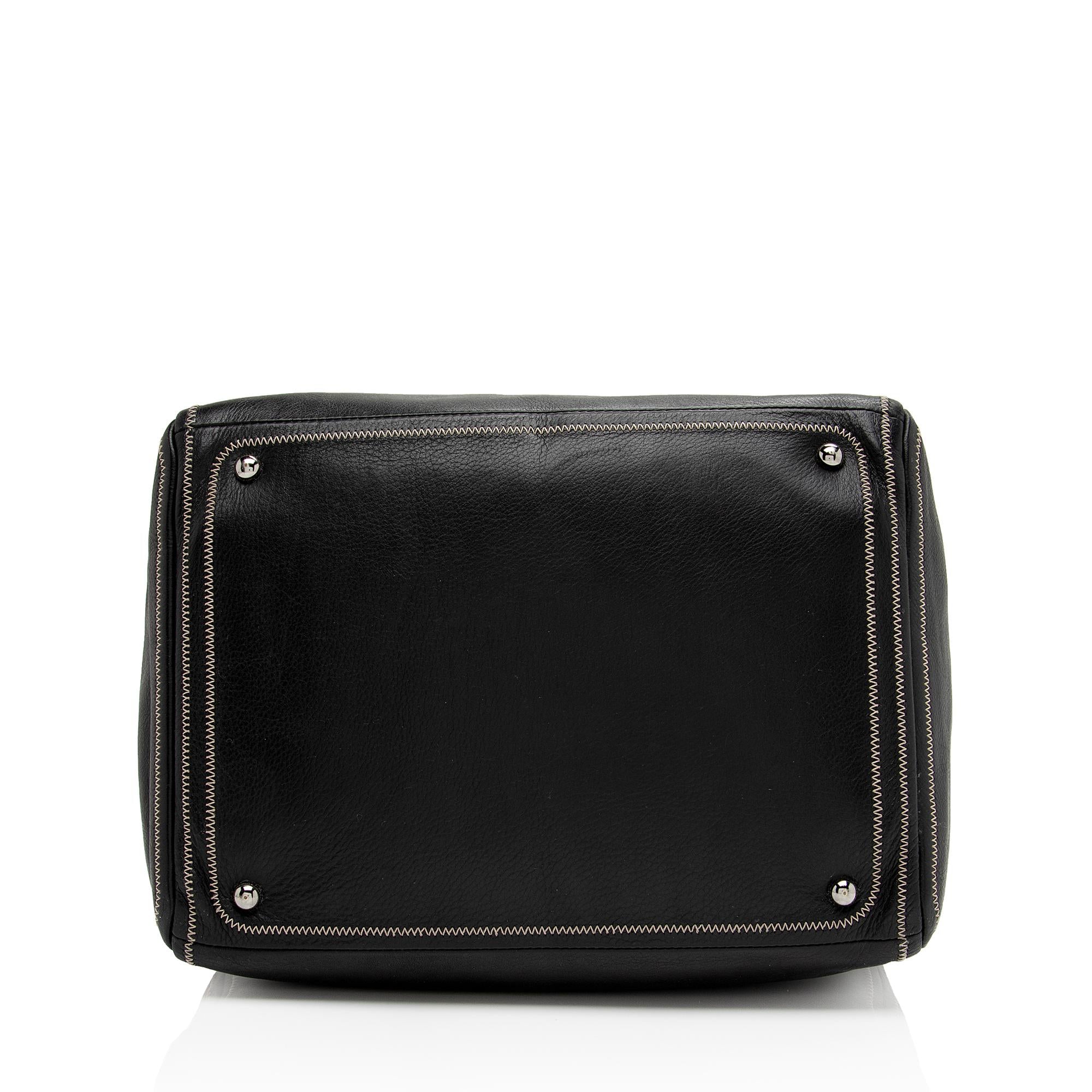 Chanel Vintage Lambskin Essential Bowler Bag (SHF-AnnD2G)