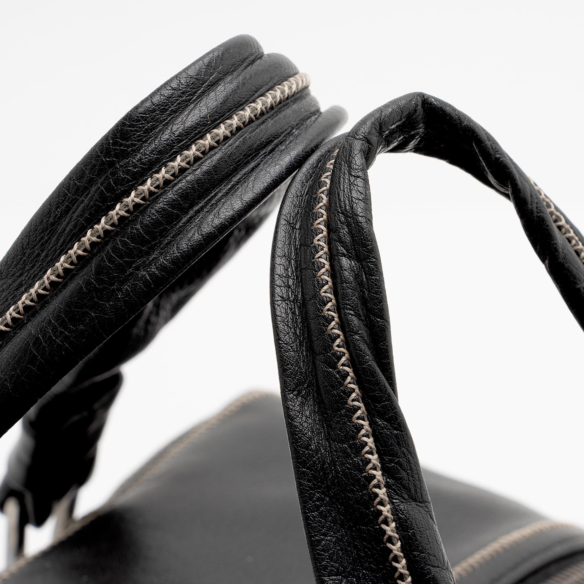 Chanel Vintage Lambskin Essential Bowler Bag (SHF-AnnD2G)