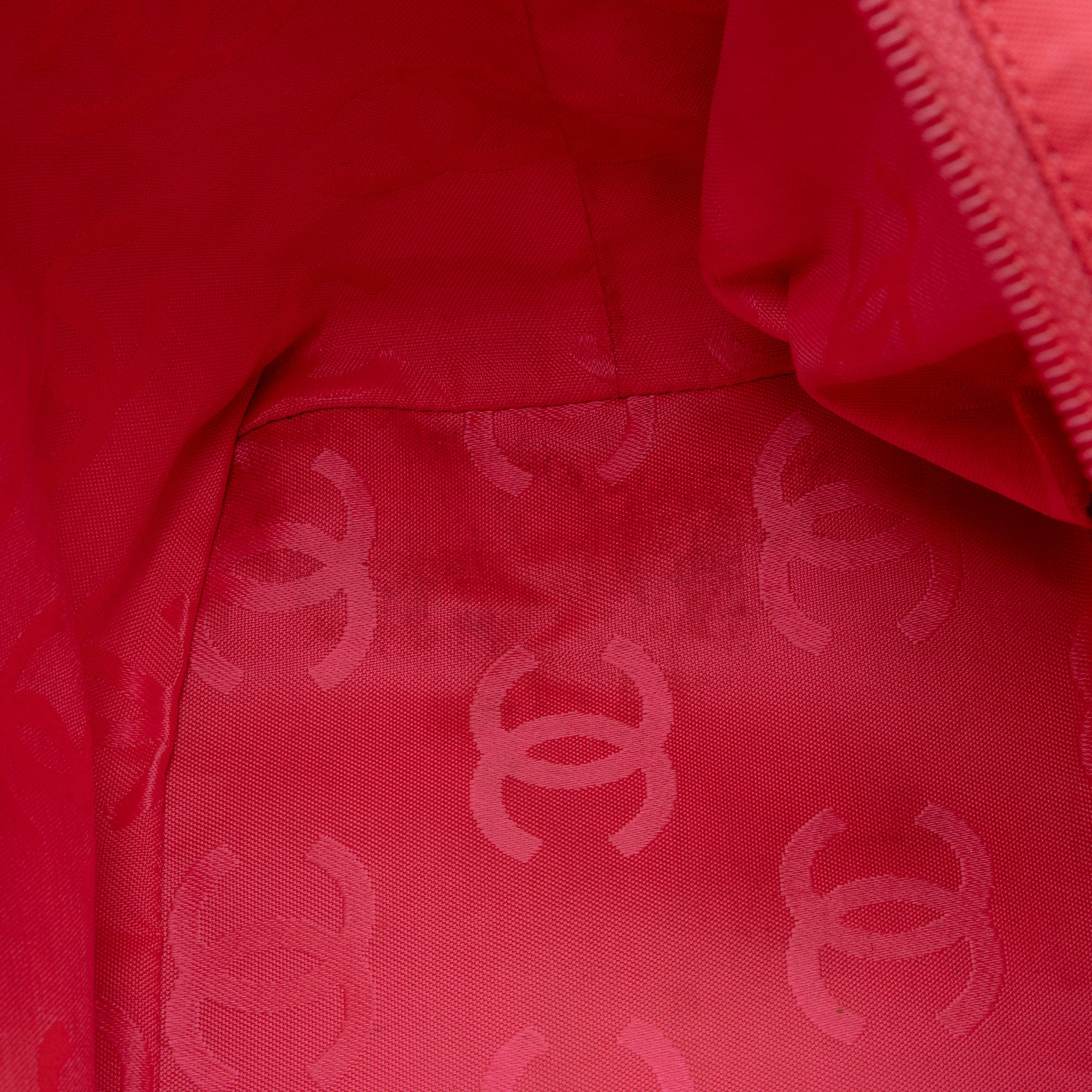 Chanel Vintage Lambskin Ligne Cambon Large Shopping Tote