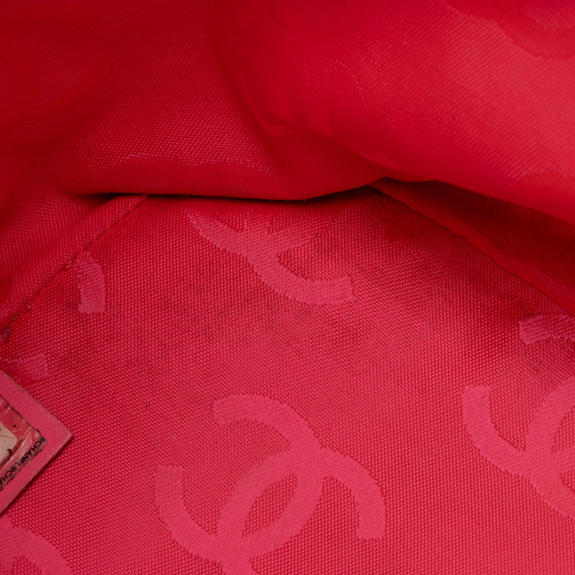 Chanel Vintage Lambskin Ligne Cambon Large Shopping Tote
