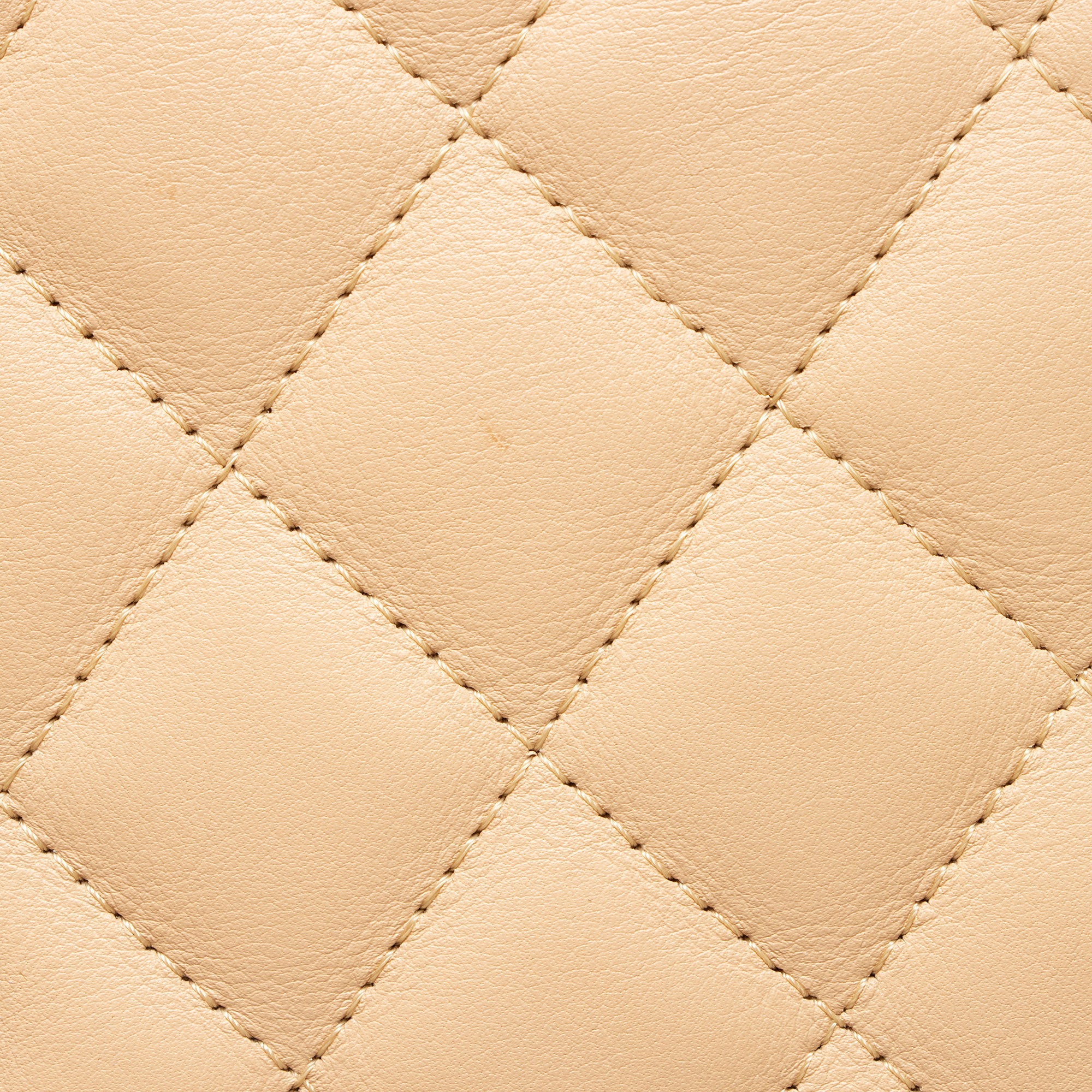 Chanel Vintage Lambskin Ligne Cambon Large Shopping Tote