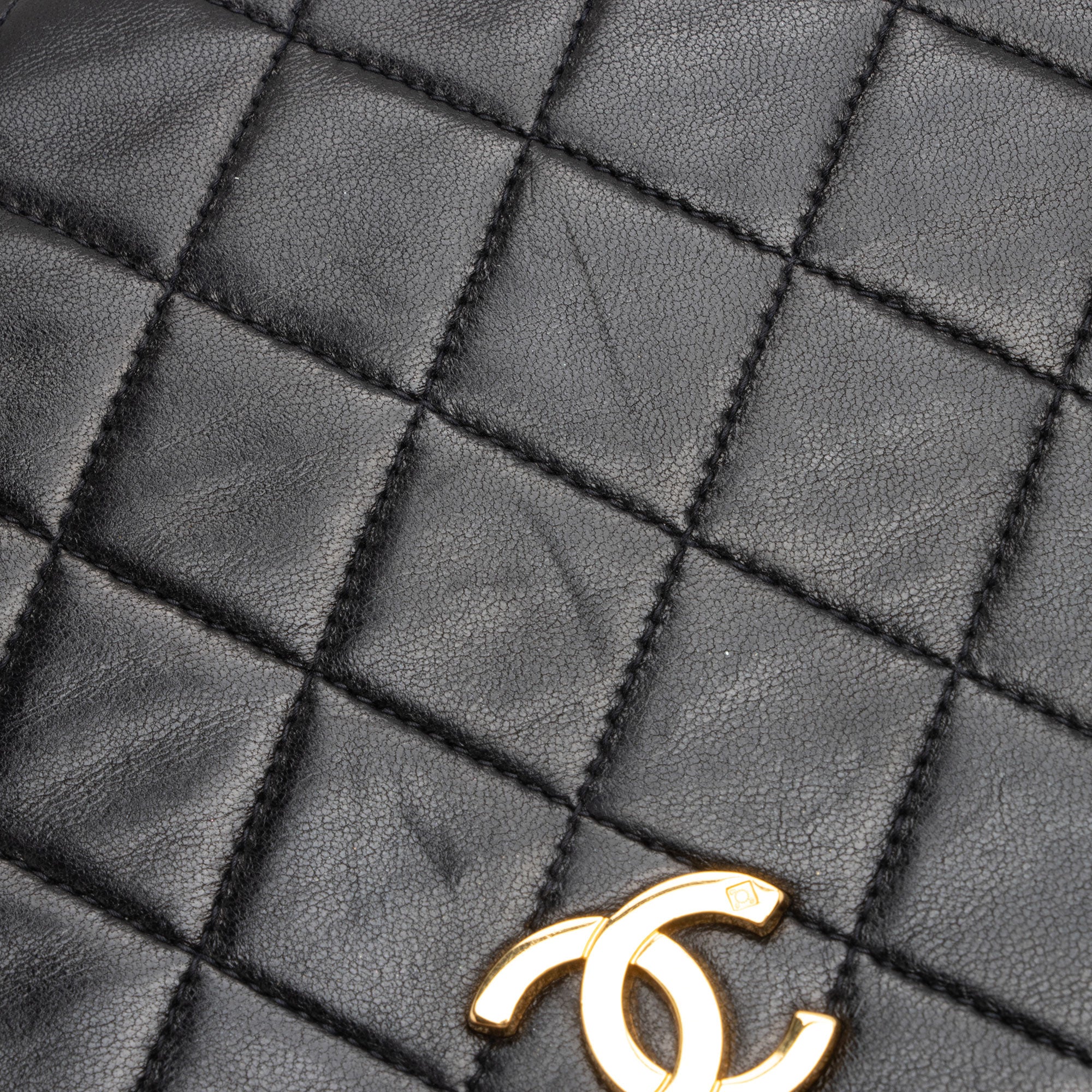 Chanel Vintage Lambskin CC Snap Flap Bag (SHF-pczMK0)
