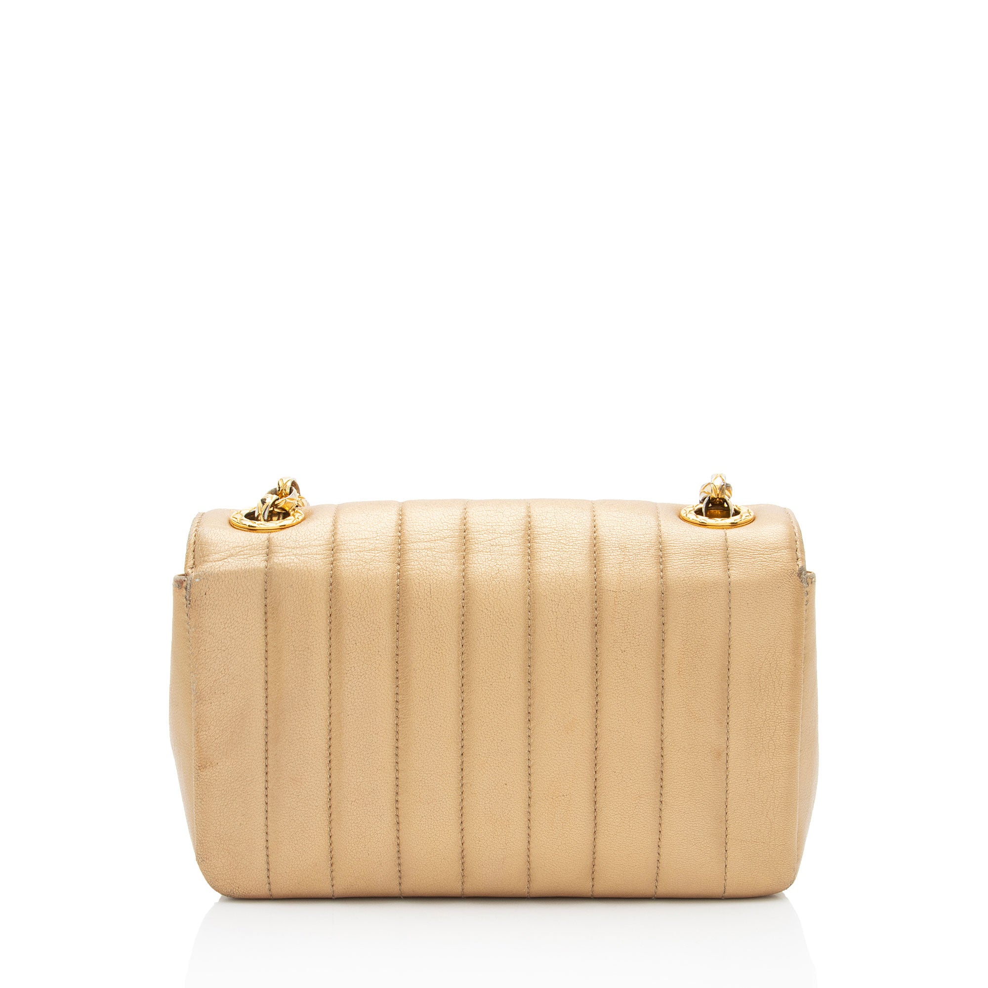 Chanel Vintage Metallic Lambskin Bijoux Mini Flap Bag