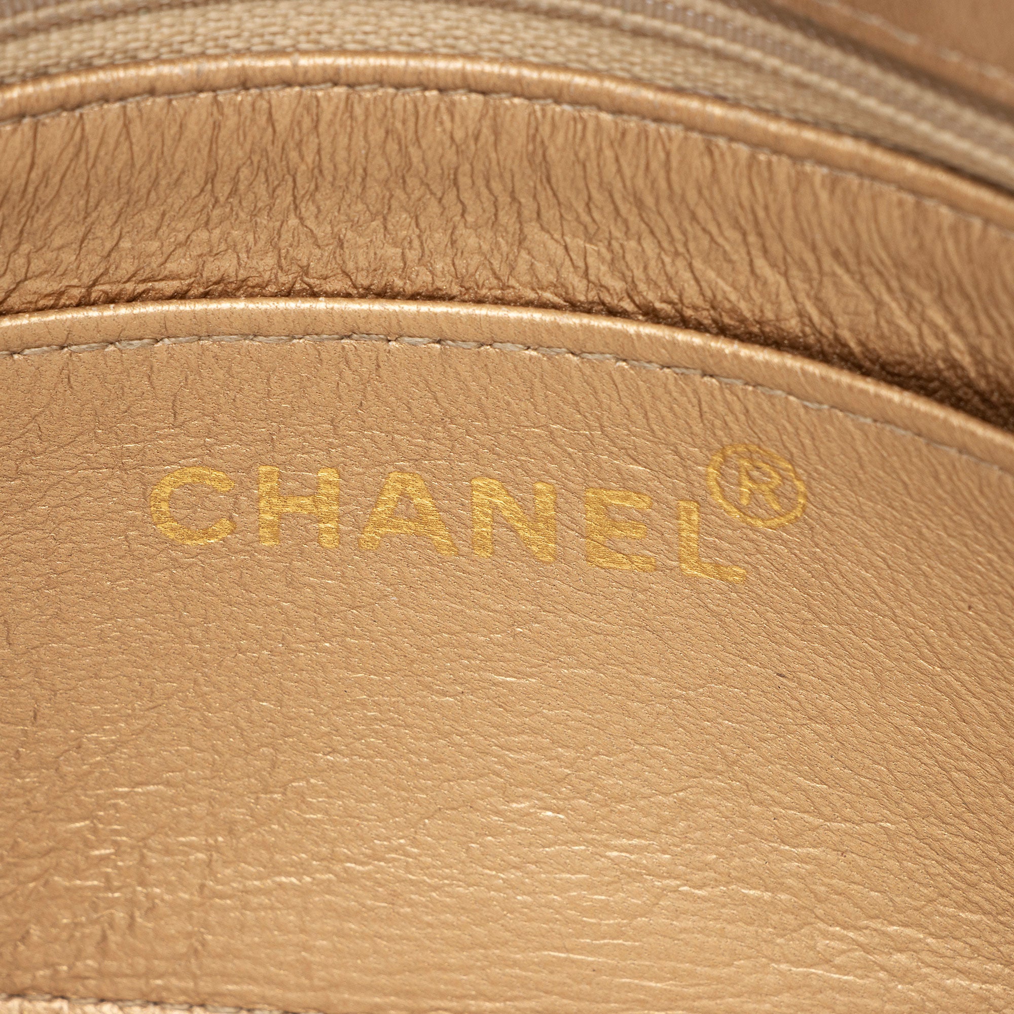 Chanel Vintage Metallic Lambskin Bijoux Mini Flap Bag