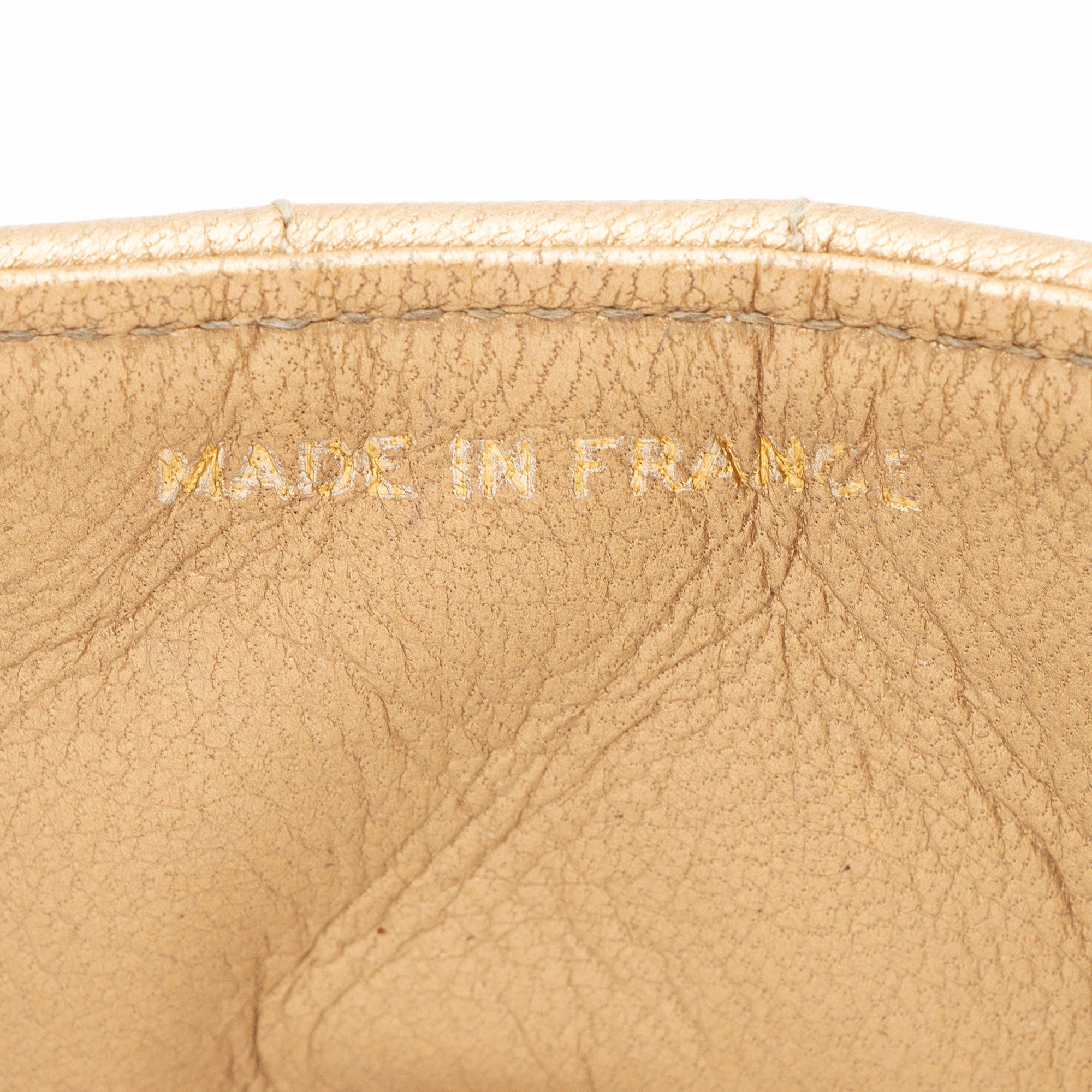 Chanel Vintage Metallic Lambskin Bijoux Mini Flap Bag