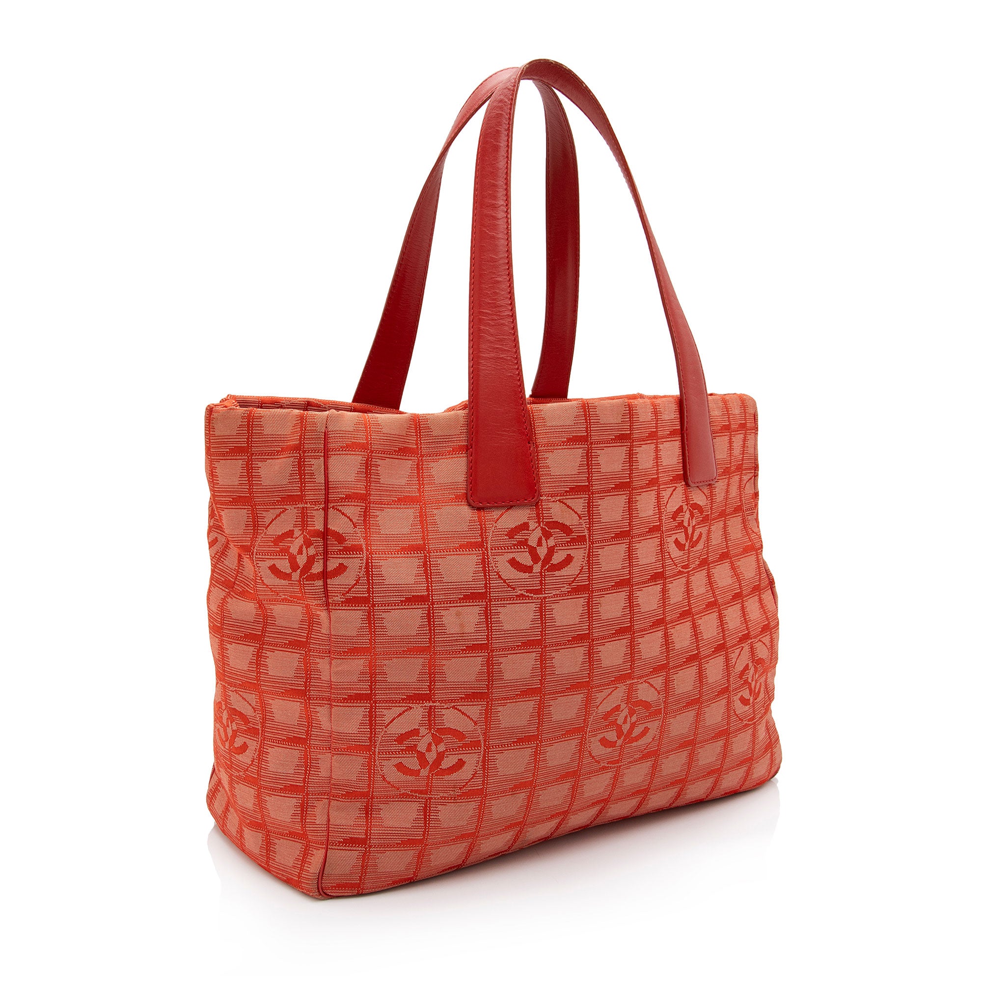 Chanel Vintage Nylon Travel Ligne Large Tote (SHF-sx8m6y)