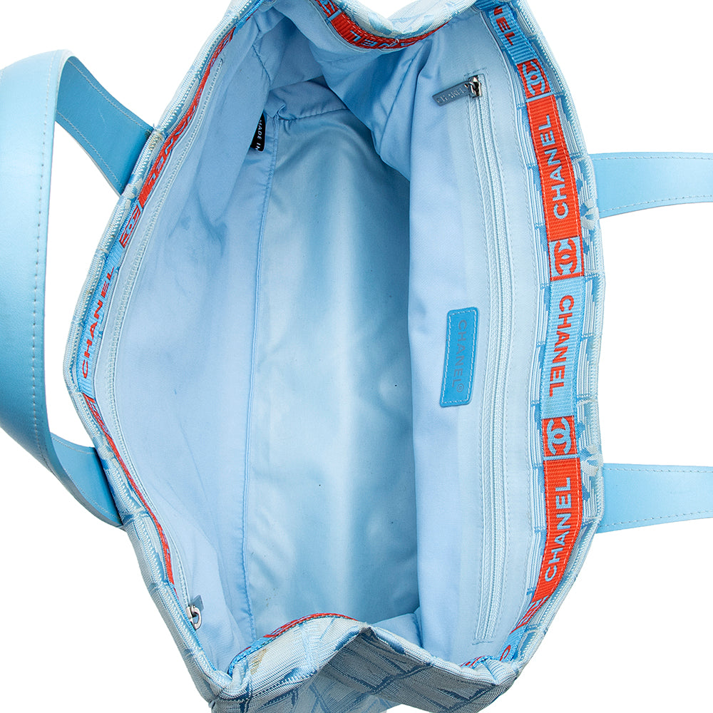 Chanel Vintage Nylon Travel Ligne Large Tote (SHF-18676)