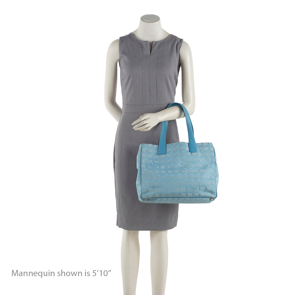 Chanel Vintage Nylon Travel Ligne Large Tote (SHF-18676)