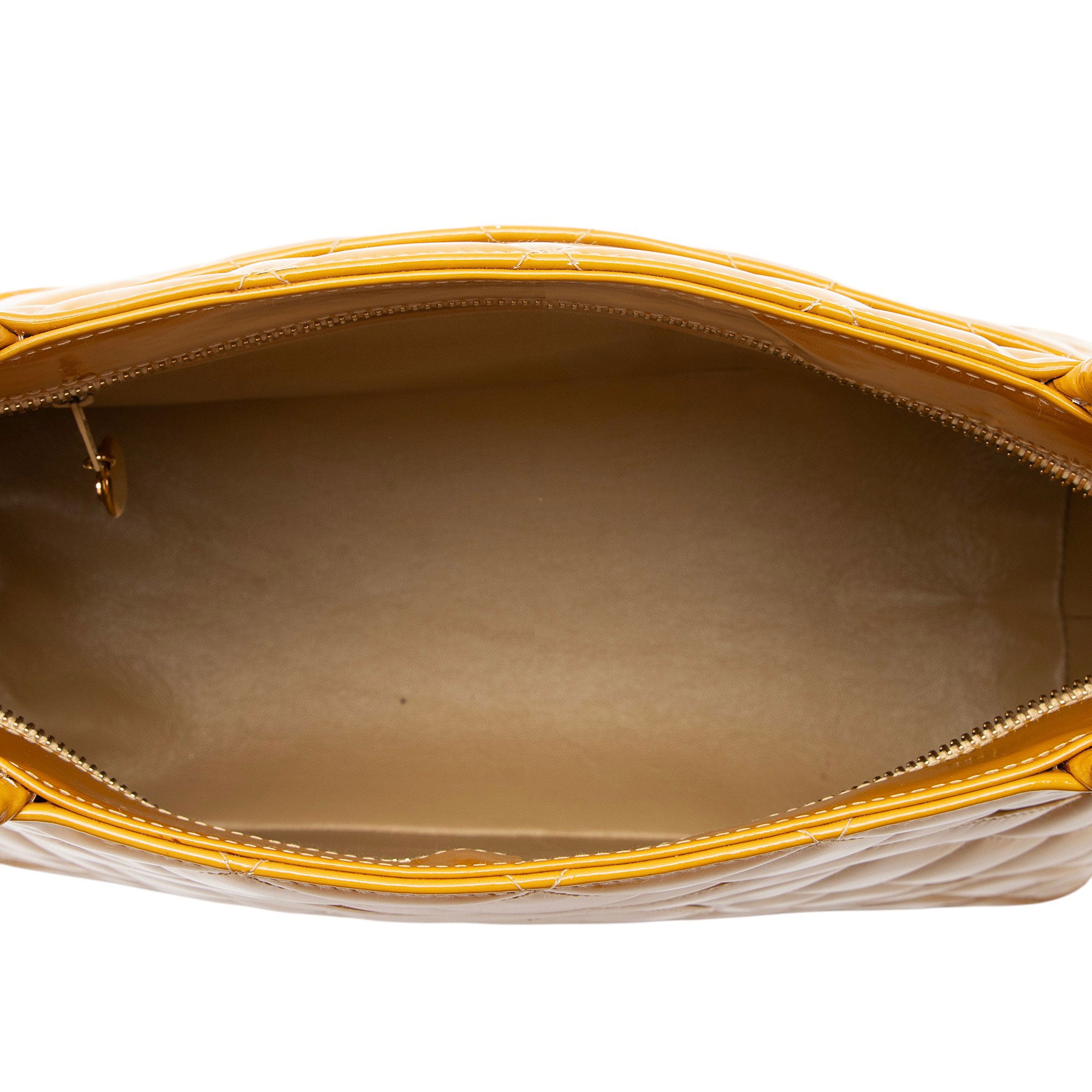 Chanel Vintage Patent Leather Medallion Tote