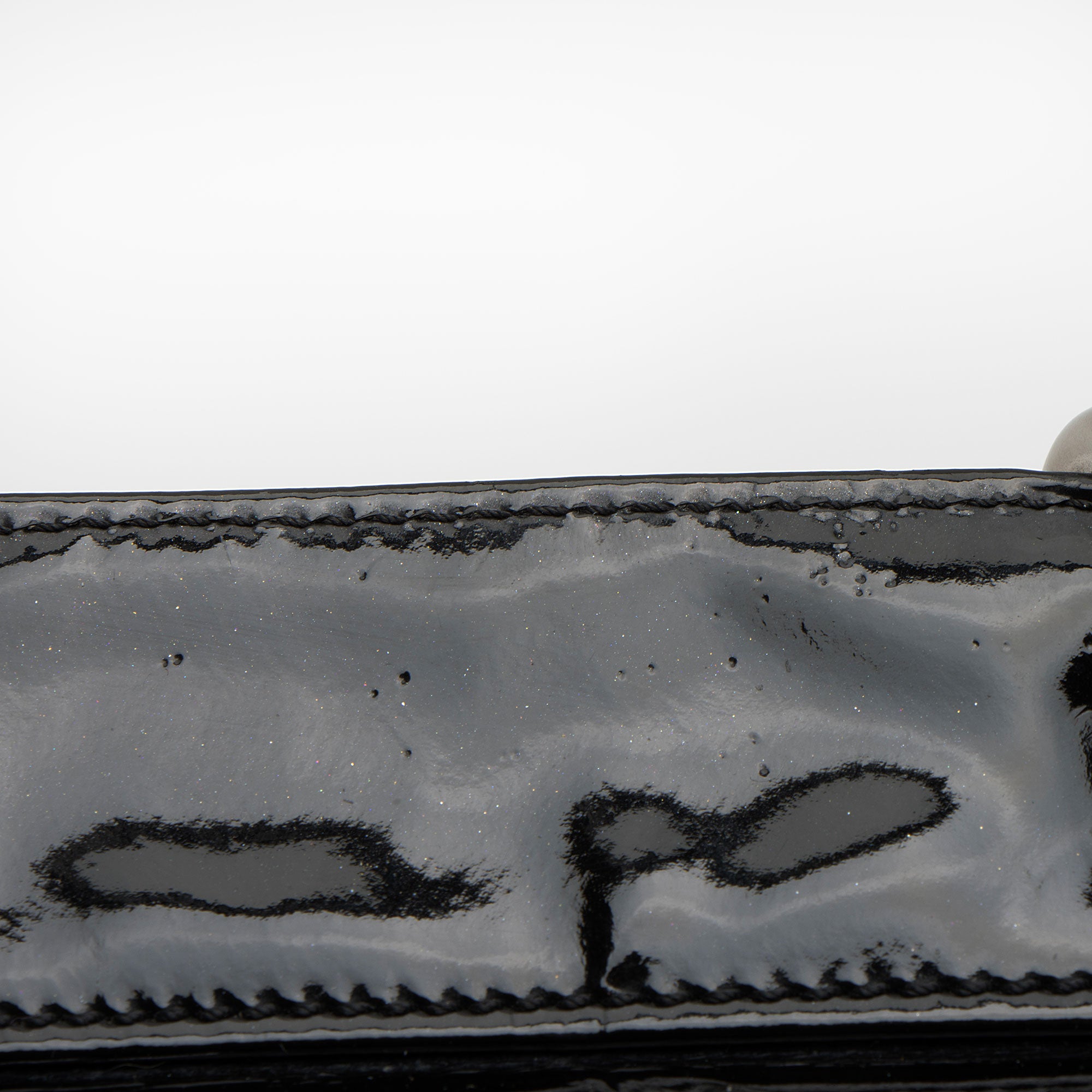 Chanel Vintage Patent Leather Timeless CC Petite Tote