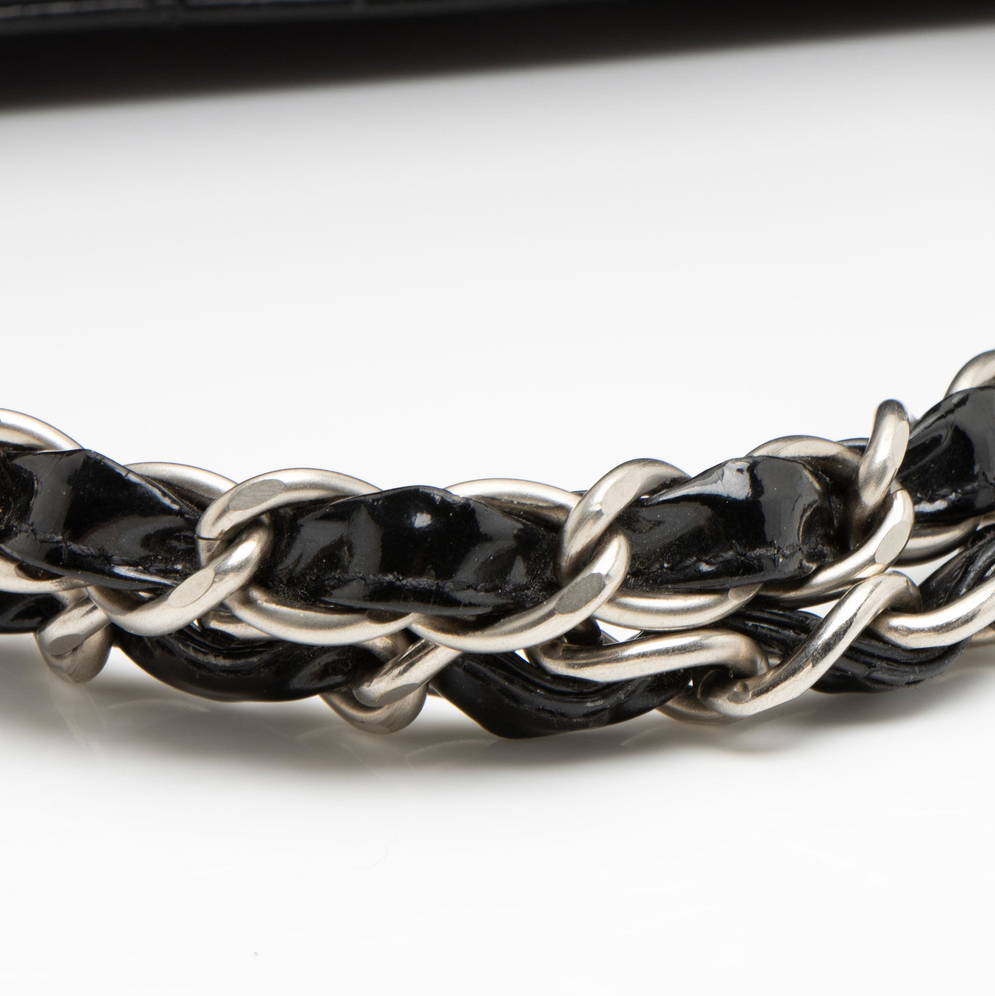 Chanel Vintage Patent Leather Timeless CC Petite Tote