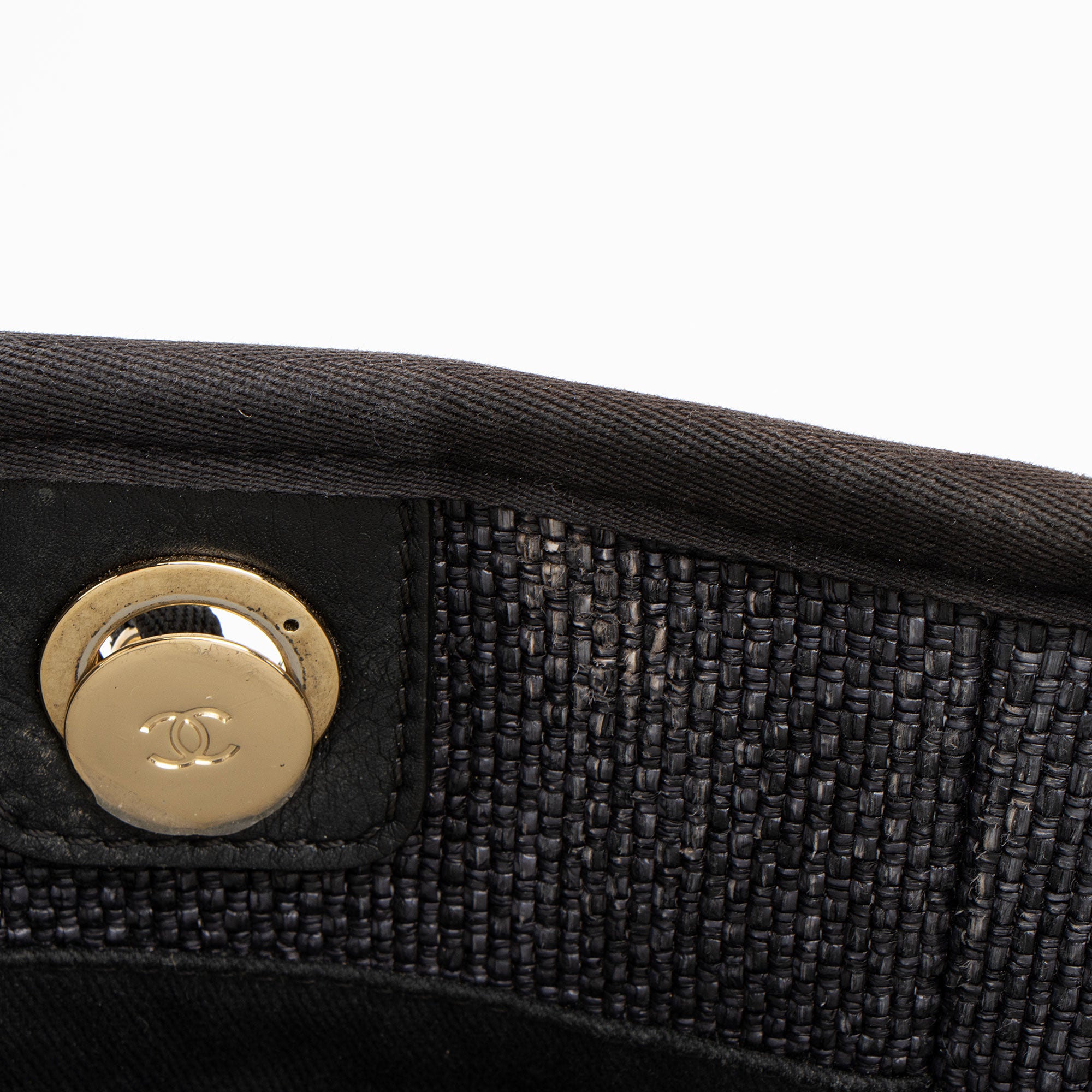 Chanel Woven Straw Deauville Small Tote