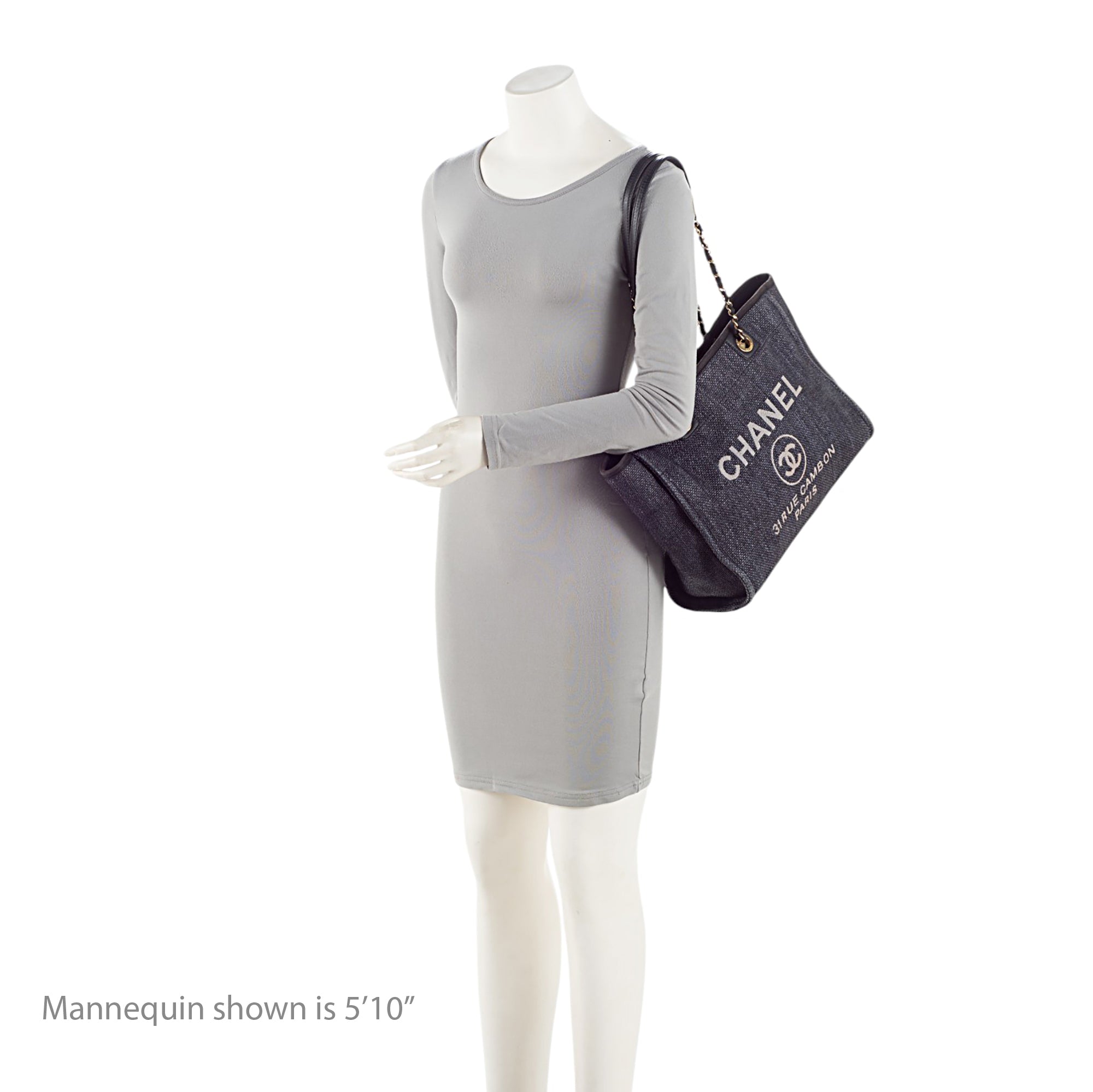 Chanel Woven Straw Deauville Small Tote