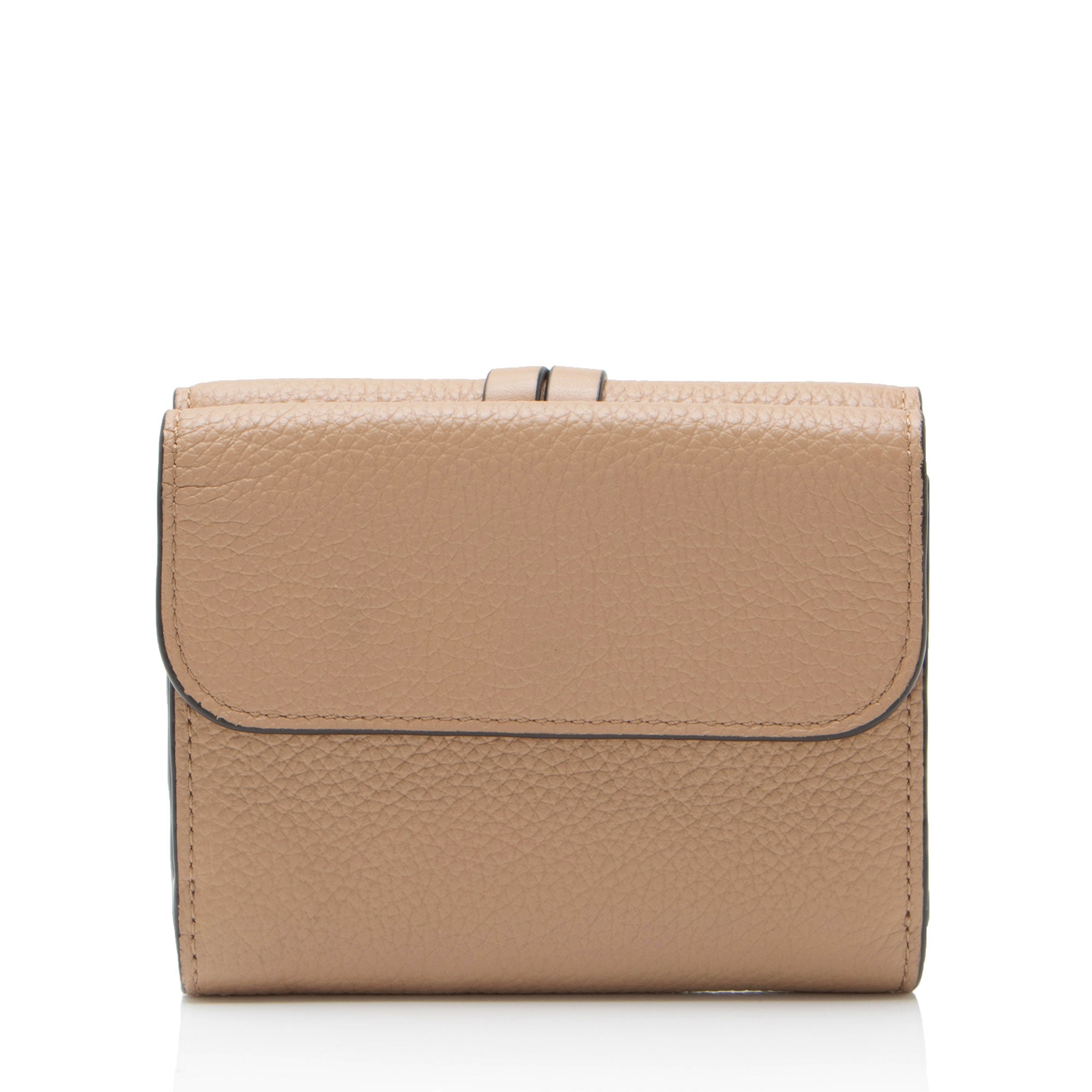 Chloe Calfskin Alphabet Trifold Wallet