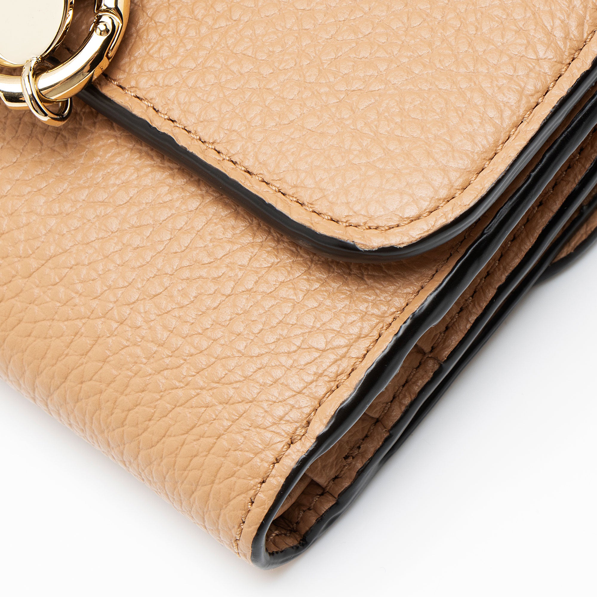 Chloe Calfskin Alphabet Trifold Wallet