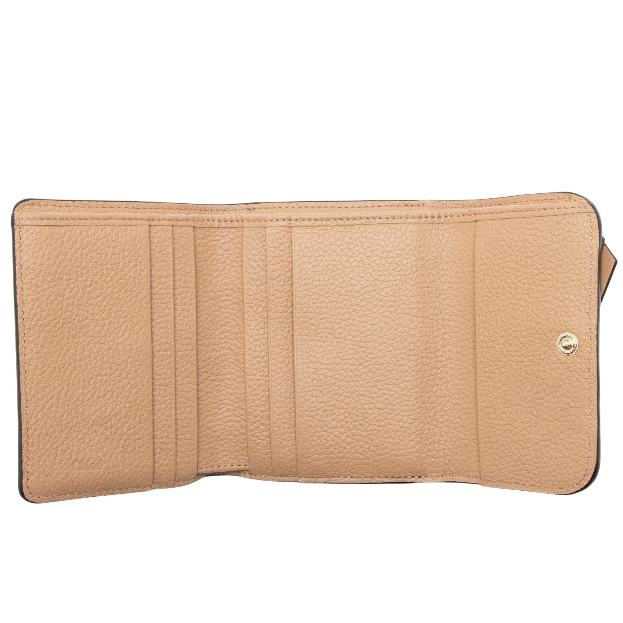 Chloe Calfskin Alphabet Trifold Wallet