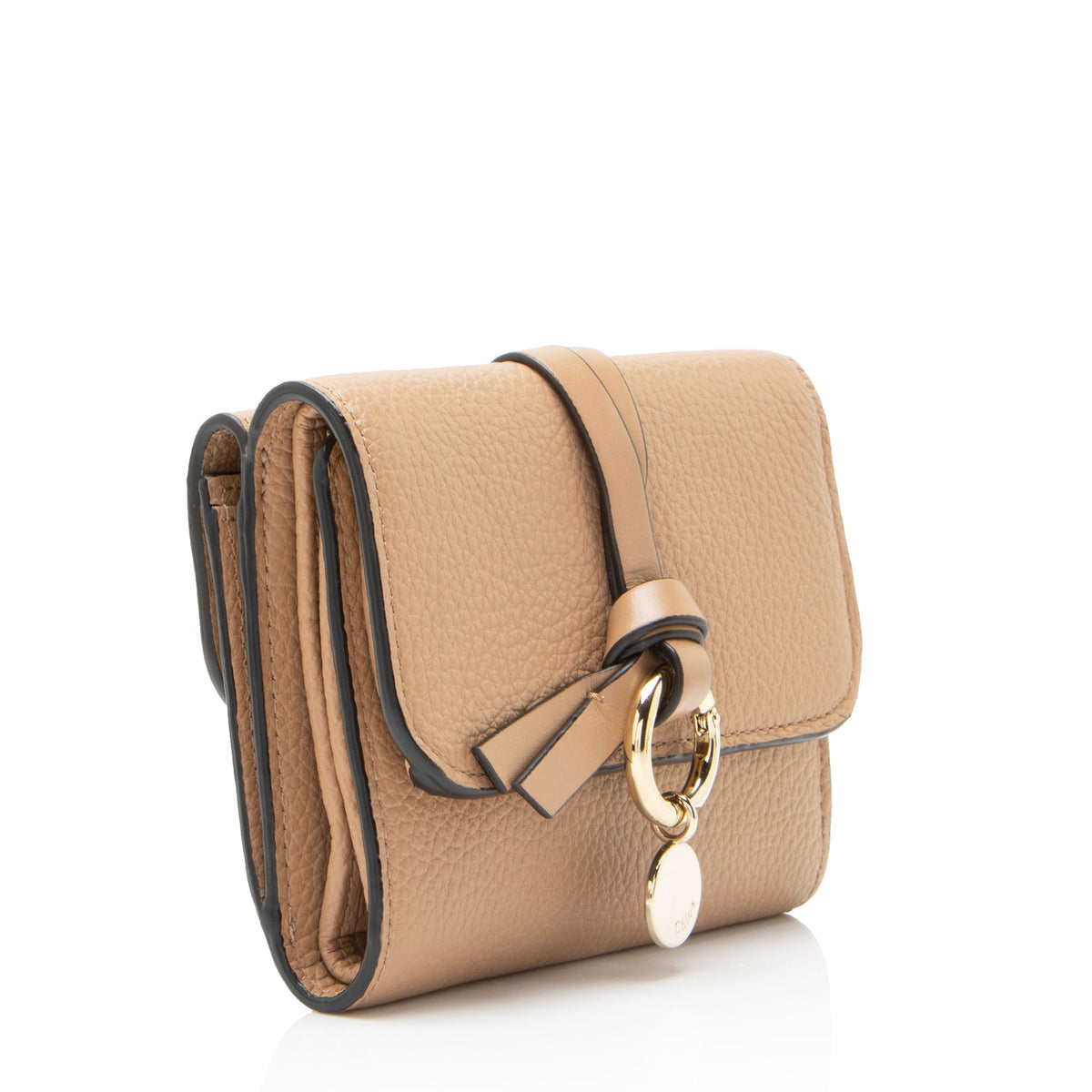 Chloe Calfskin Alphabet Trifold Wallet