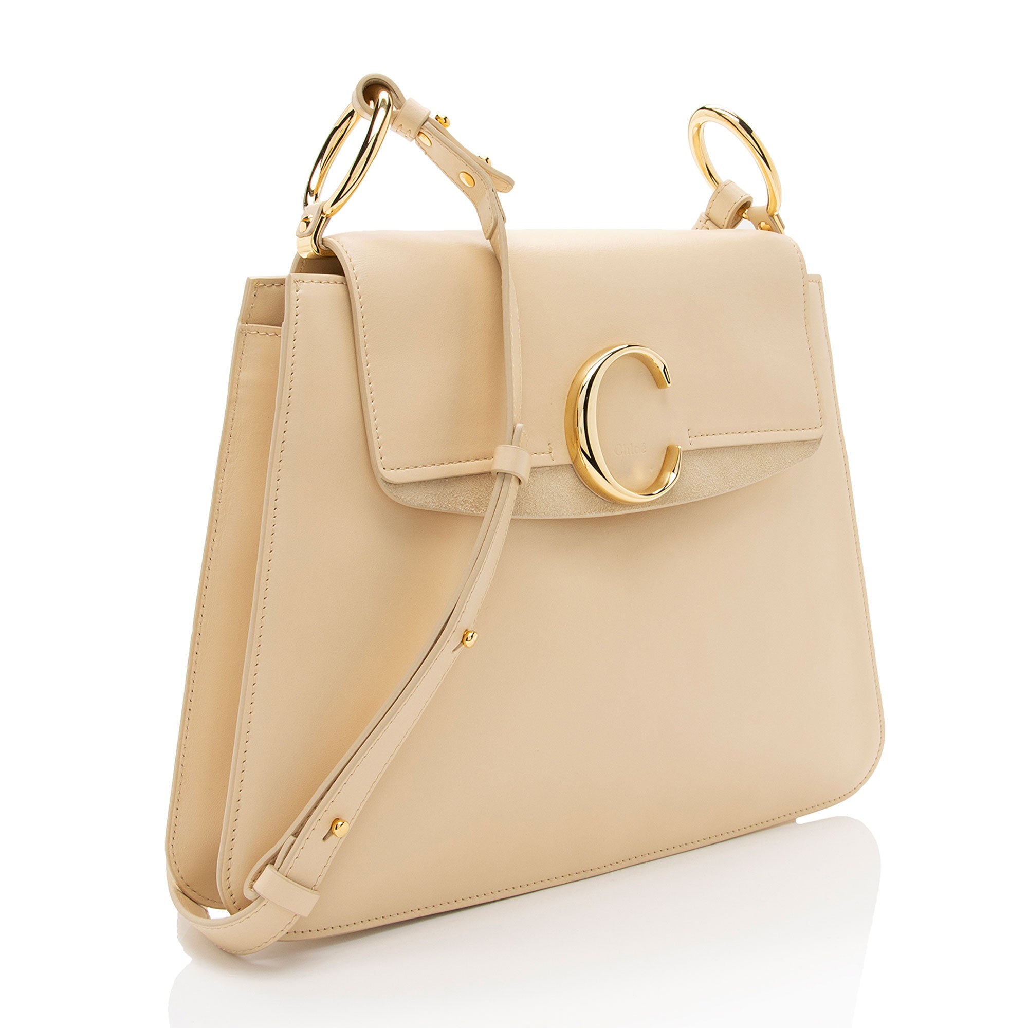 Chloe Calfskin C Medium Shoulder Bag