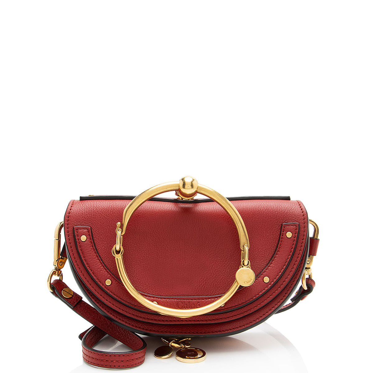 Chloe Calfskin Nile Minaudiere Small Bracelet Bag