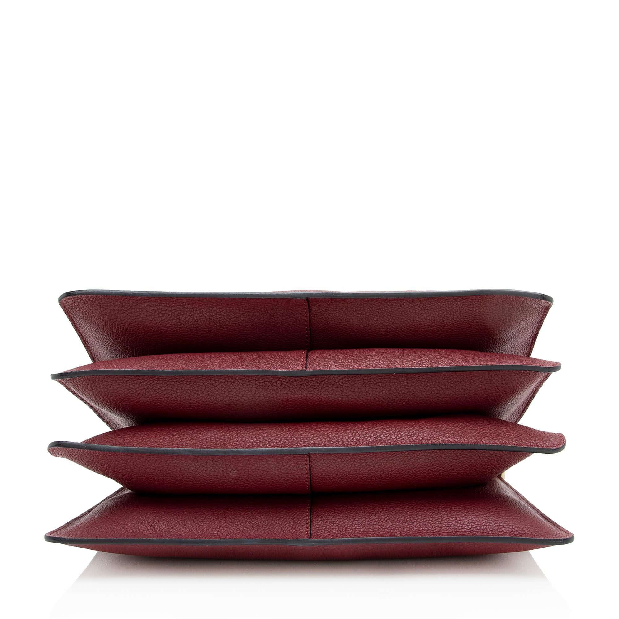 Chloe Calfskin Suede Faye Medium Shoulder Bag (SHF-22974)