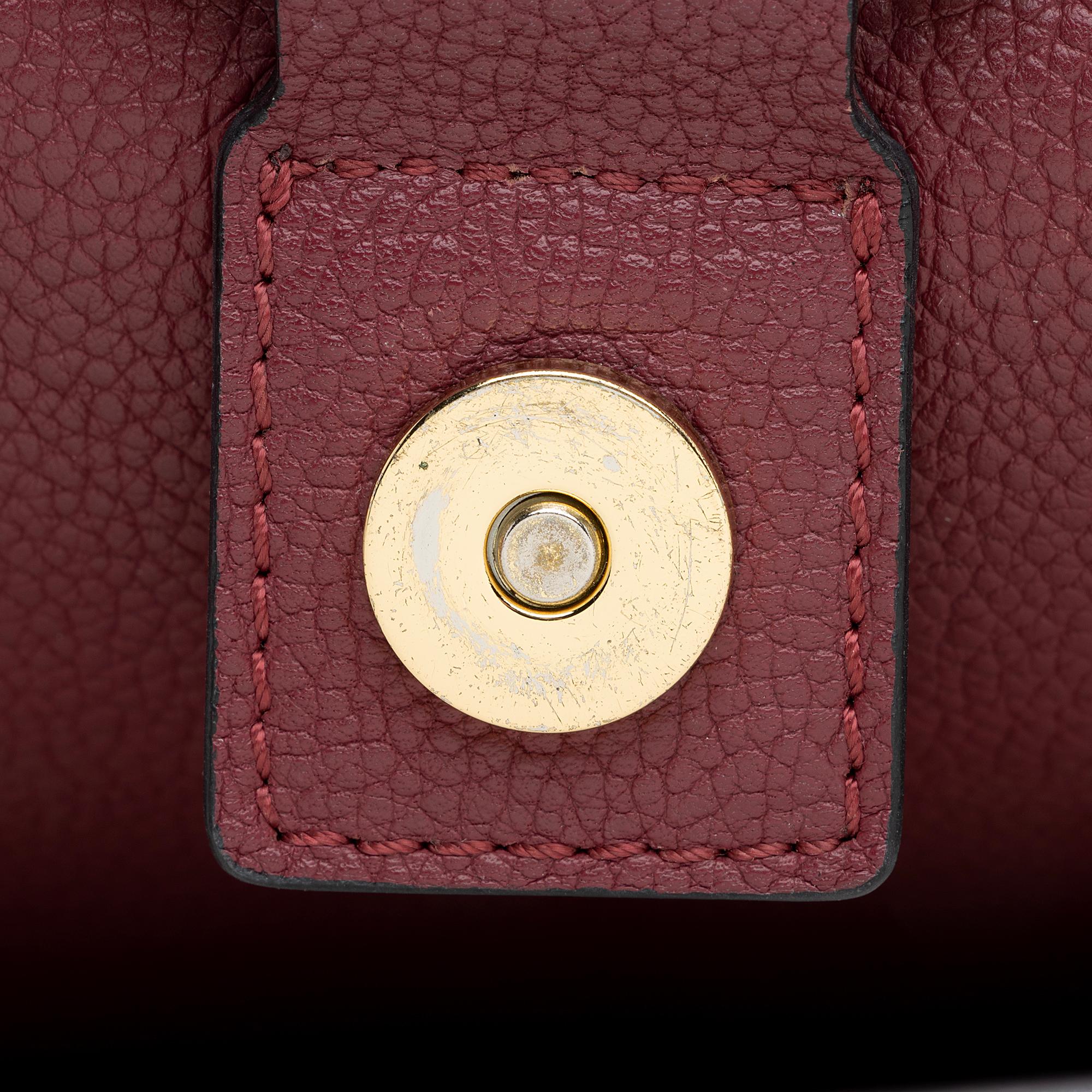 Chloe Calfskin Suede Faye Medium Shoulder Bag (SHF-22974)