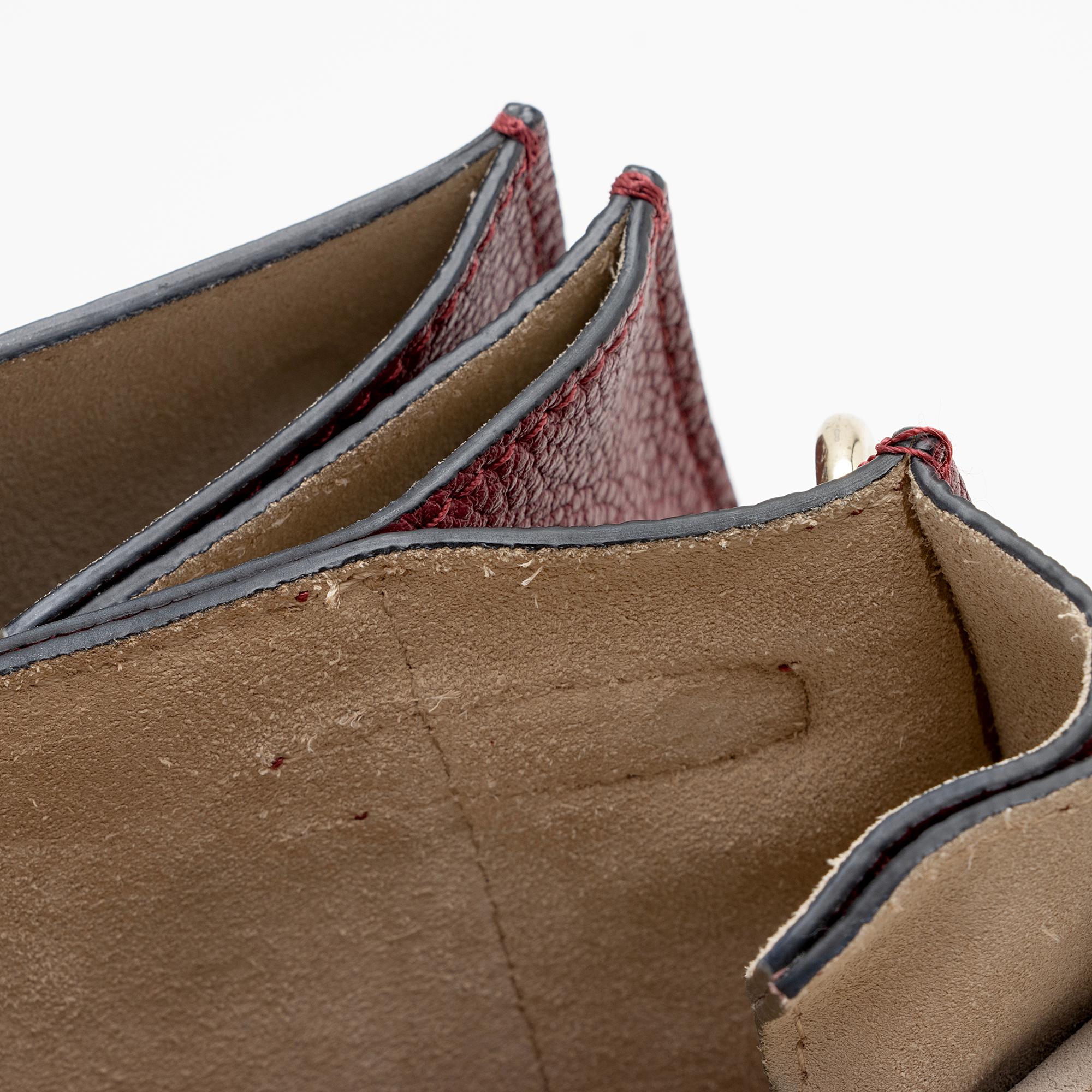 Chloe Calfskin Suede Faye Medium Shoulder Bag (SHF-22974)