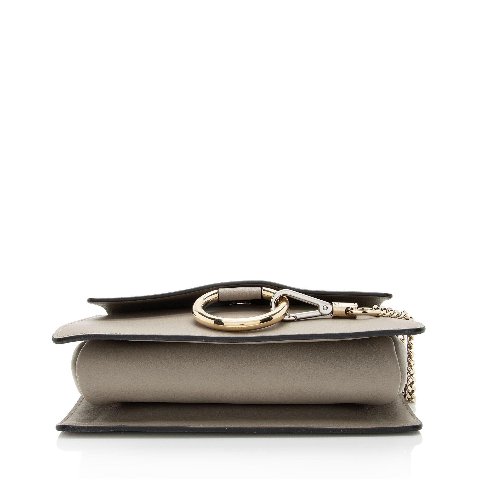 Chloe Calfskin Suede Faye Small Shoulder Bag (SHF-dEiGcv)