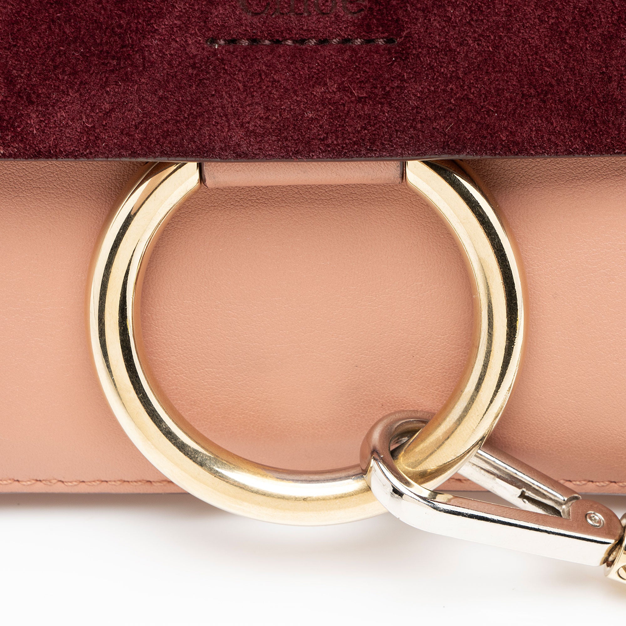 Chloe Calfskin Suede Faye Small Shoulder Bag