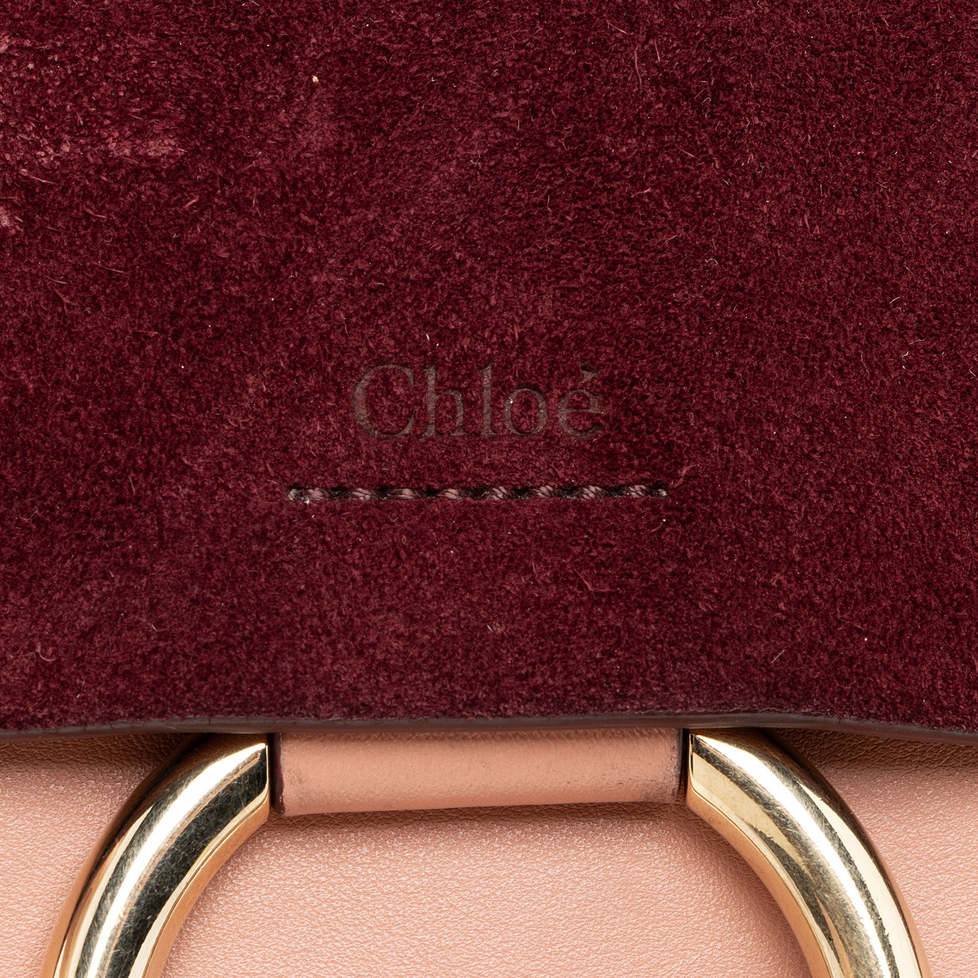 Chloe Calfskin Suede Faye Small Shoulder Bag