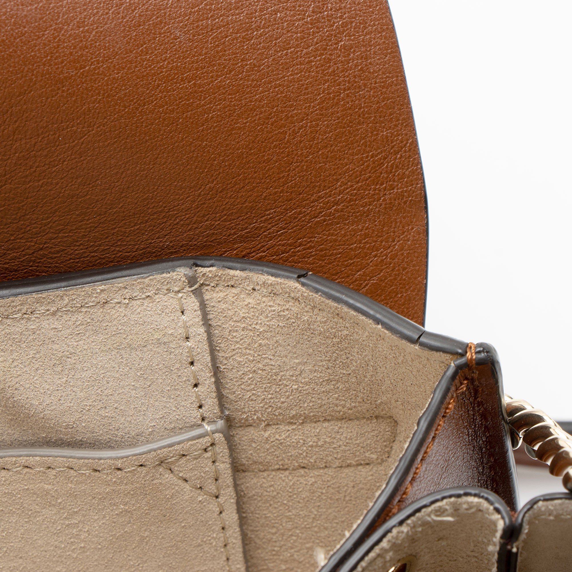 Chloe Calfskin Suede Faye Small Shoulder Bag